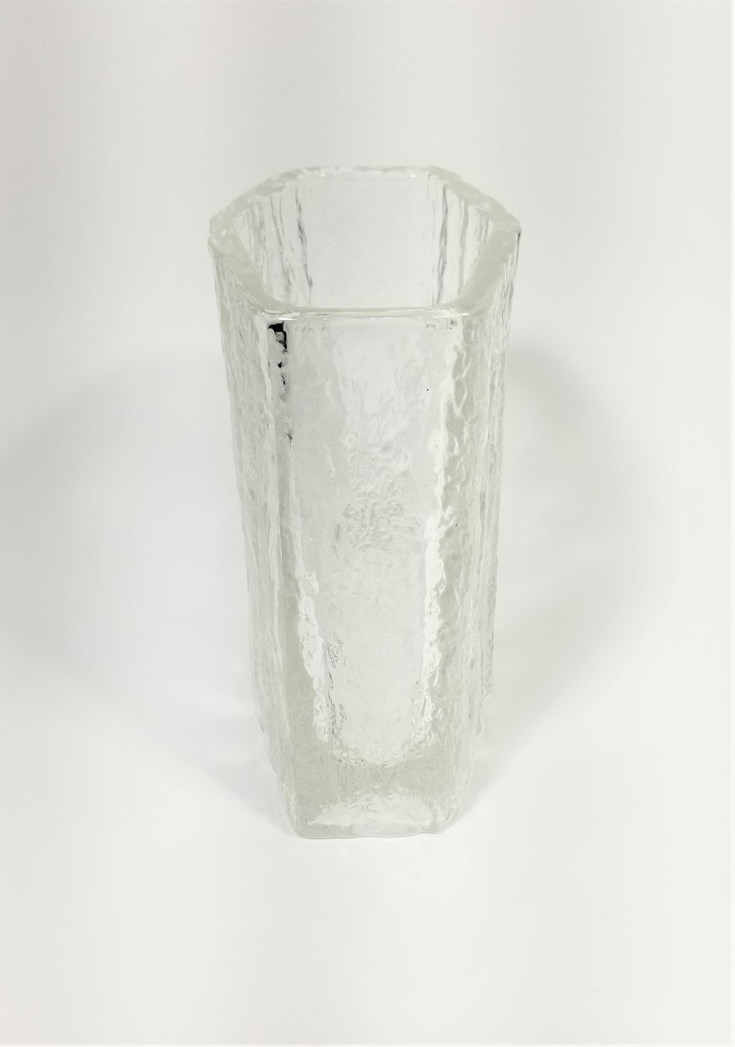 20th Century Iittala Finland Vase Mid Century Modern Brutalist Design For Sale