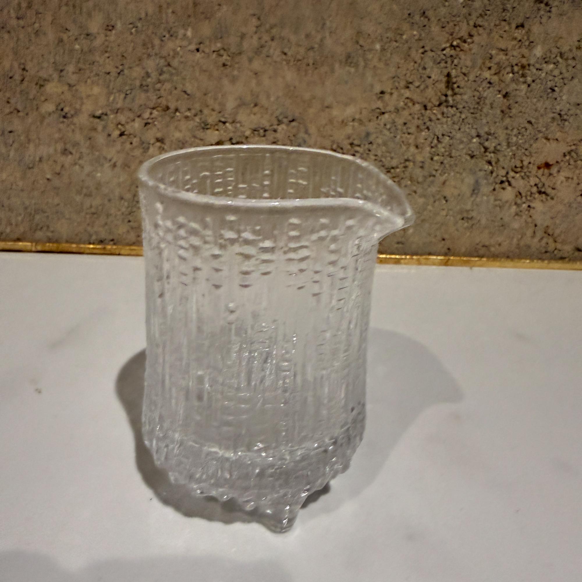 Mid-20th Century Iittala Glassware creamer Ultima Thule by Tapio Wirkkala Scandinavian Modern For Sale