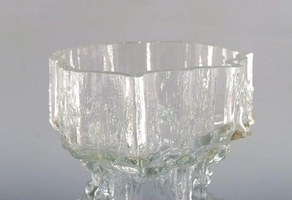 Scandinavian Modern Iittala, Tapio Wirkkala Art Glass Vase, 1960s-1970s, Beautiful Finnish Design