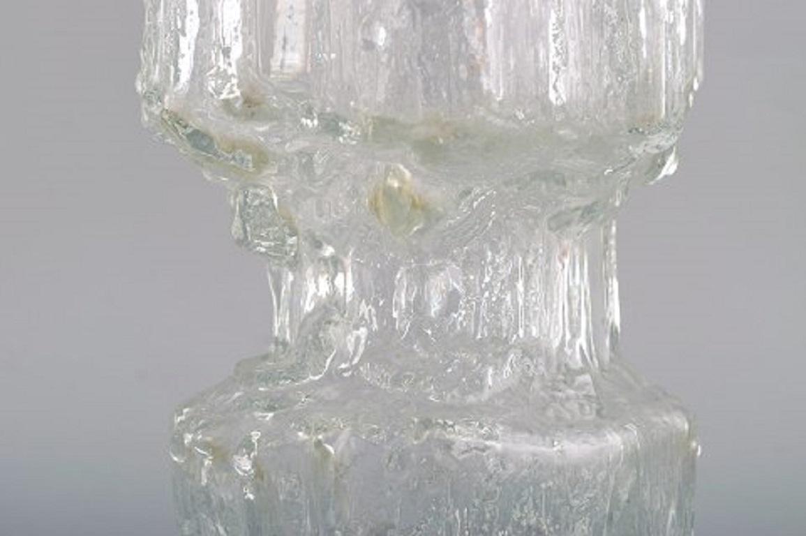 Mid-20th Century Iittala, Tapio Wirkkala Art Glass Vase, 1960s-1970s, Beautiful Finnish Design