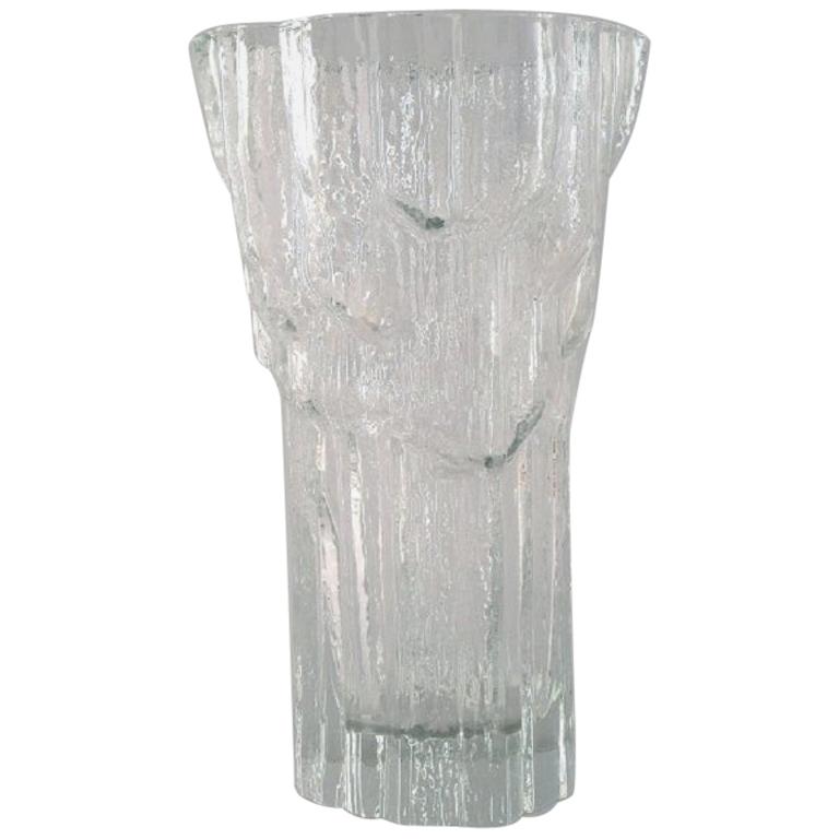 Iittala, Tapio Wirkkala Art Glass Vase, 1960s-1970s, Beautiful Finnish Design