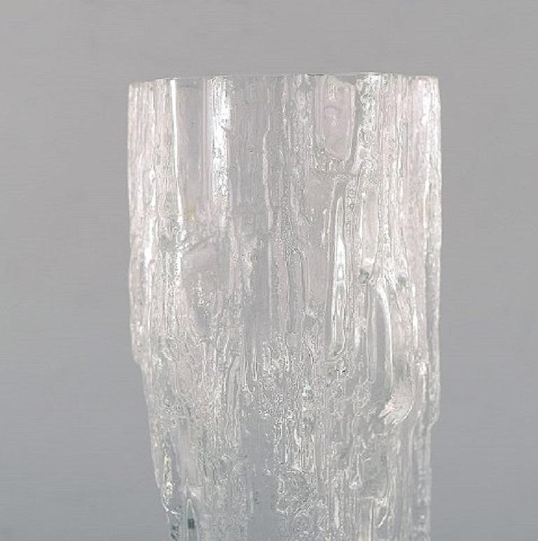 Finlandese Iittala, Vaso in vetro artistico Tapio Wirkkala, anni '60, bellissimo design finlandese in vendita
