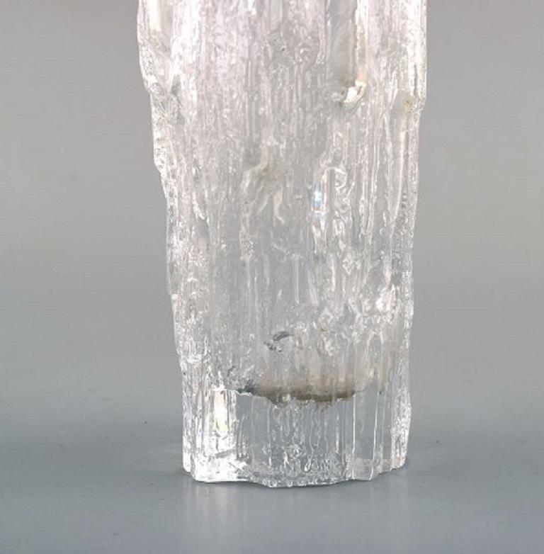 Iittala, Tapio Wirkkala Art Glass Vase, 1960s, Beautiful Finnish Design In Excellent Condition In Copenhagen, DK