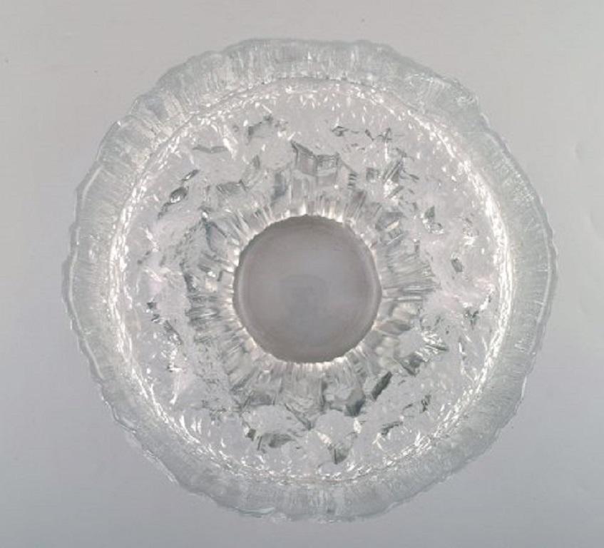 Finnish Iittala, Tapio Wirkkala Art Glass Vase or Bowl, 1960s-1970s