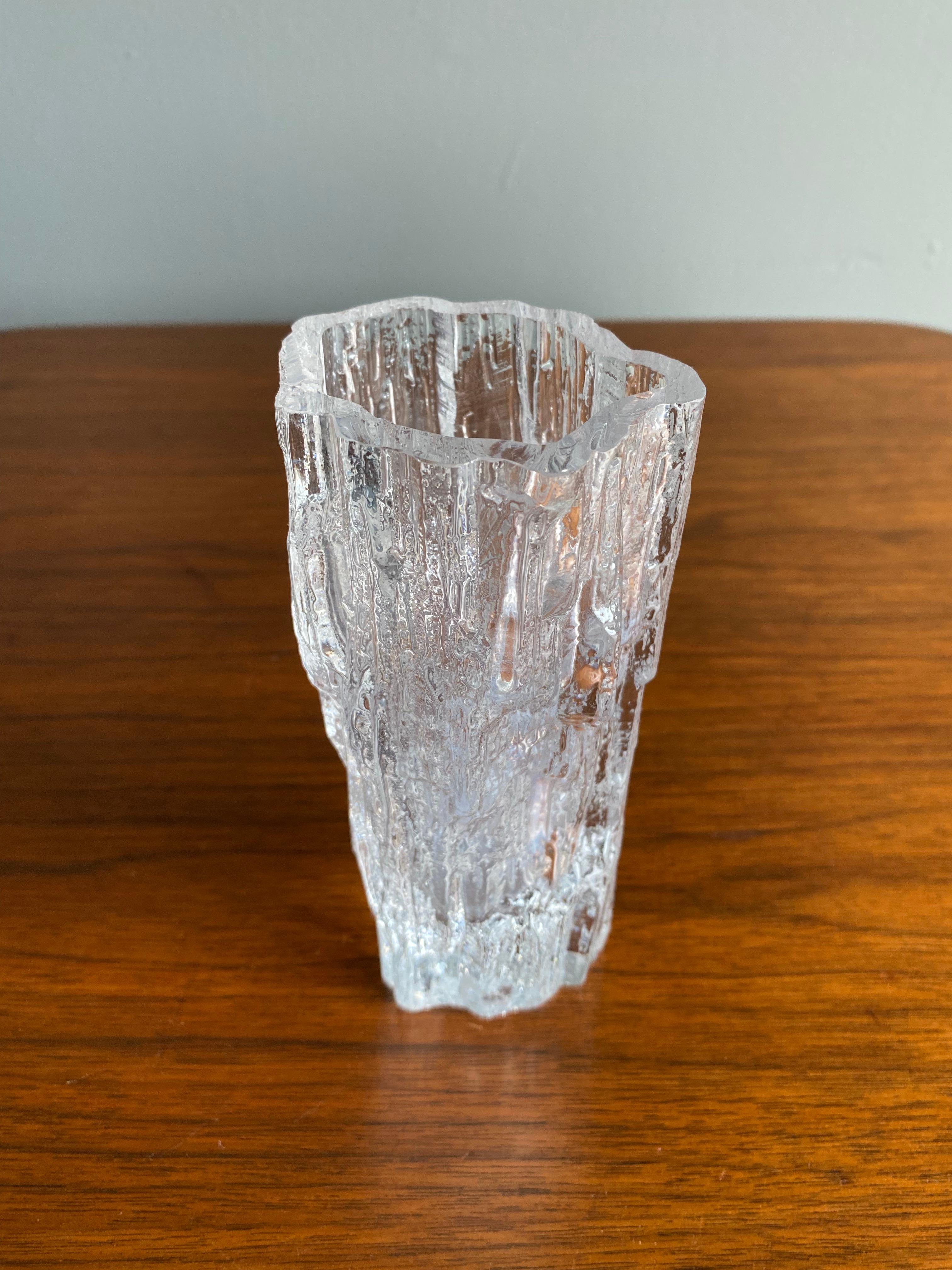 20th Century Iittala, Tapio Wirkkala Glass Vase, Model Number 3429, 1970's For Sale