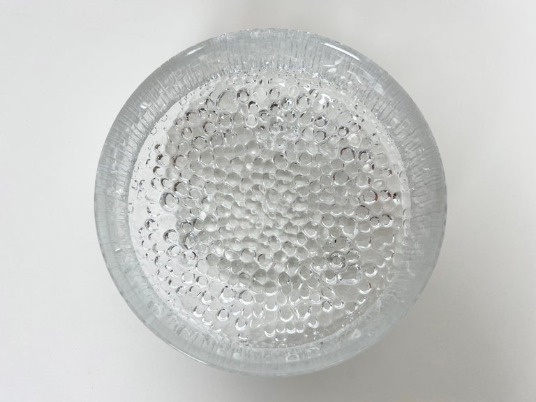 Glass Iittala Ultima Thule 56oz Serving Bowl by Tapio Wirkkala For Sale