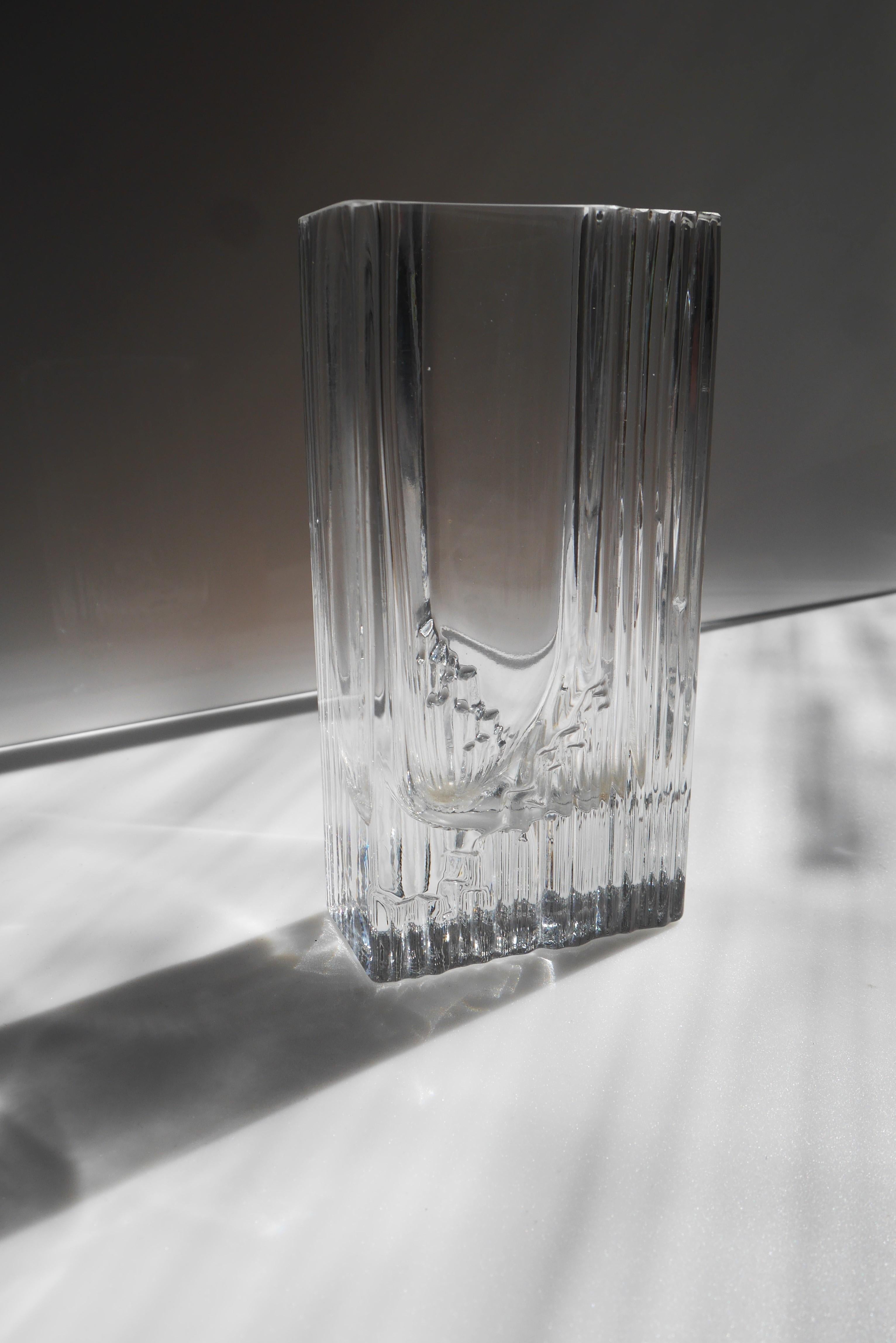 Finnish Iittala Vase, Known as “Sointu”, Made and Signed by Tapio Wirkkala
