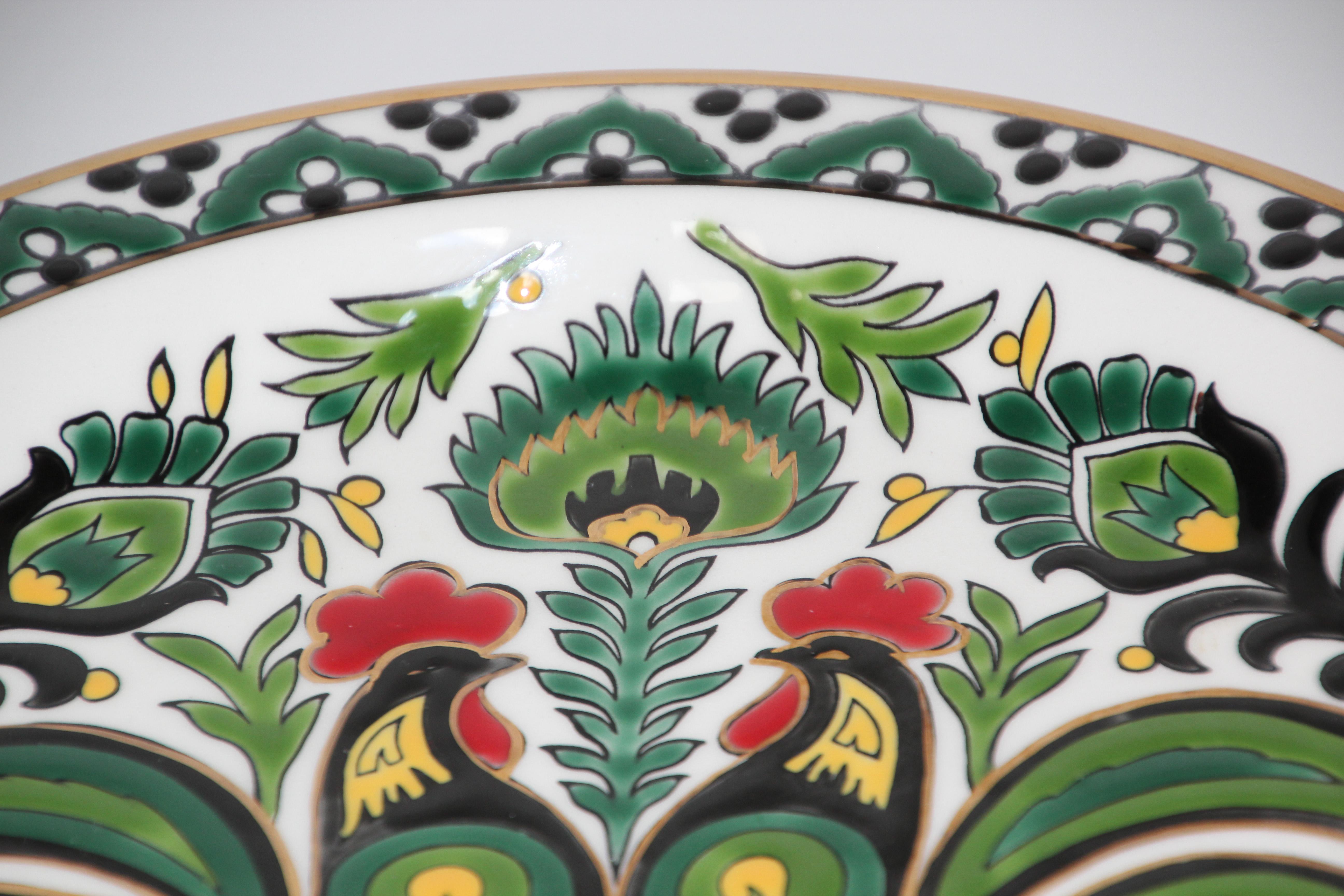 IKaros Hand Painted Decorative Plate Rhodes, Greece 1
