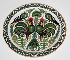 IKaros Hand Painted Decorative Plate Rhodes, Greece