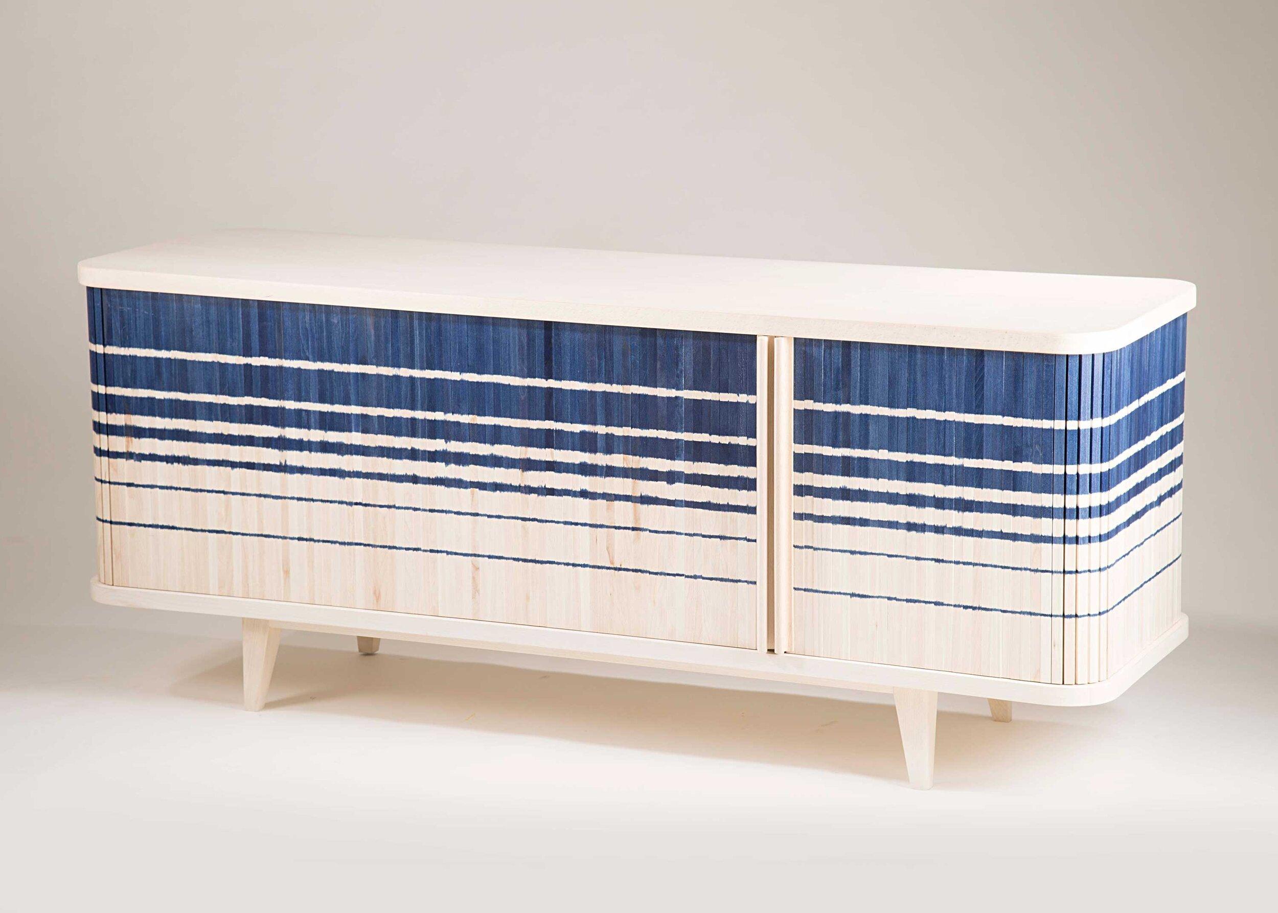 Ikat credenza by Indo Made
One of a kind
Dimensions: D 152.4, W 45.7, H 61 cm 
Materials: Maple.

Different dimensions available.  
Each piece is carefully handcrafted by our team using natural materials and traditional processes. Slight