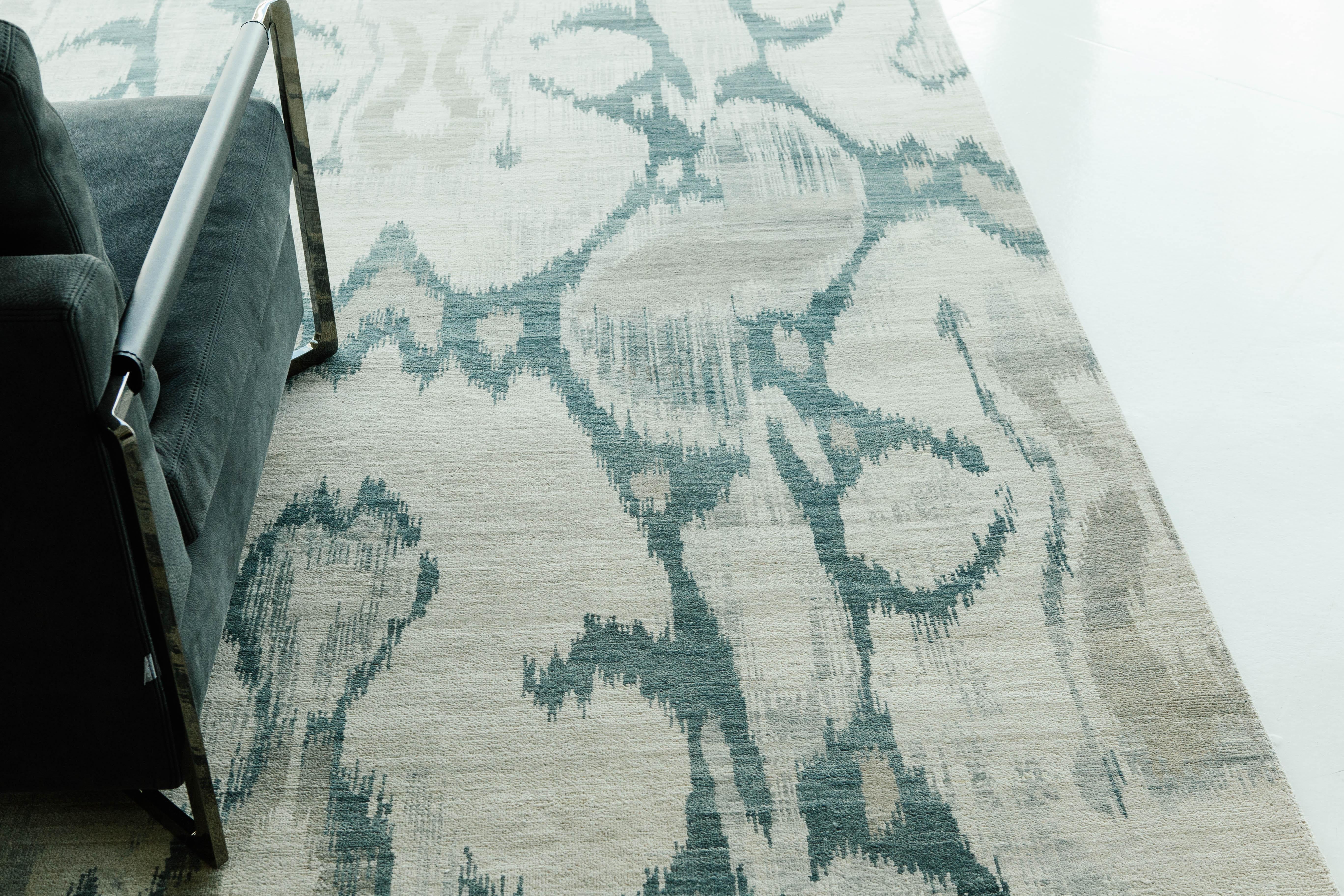 Alfombra de diseño ikat Berja en Nuevo estado para la venta en WEST HOLLYWOOD, CA