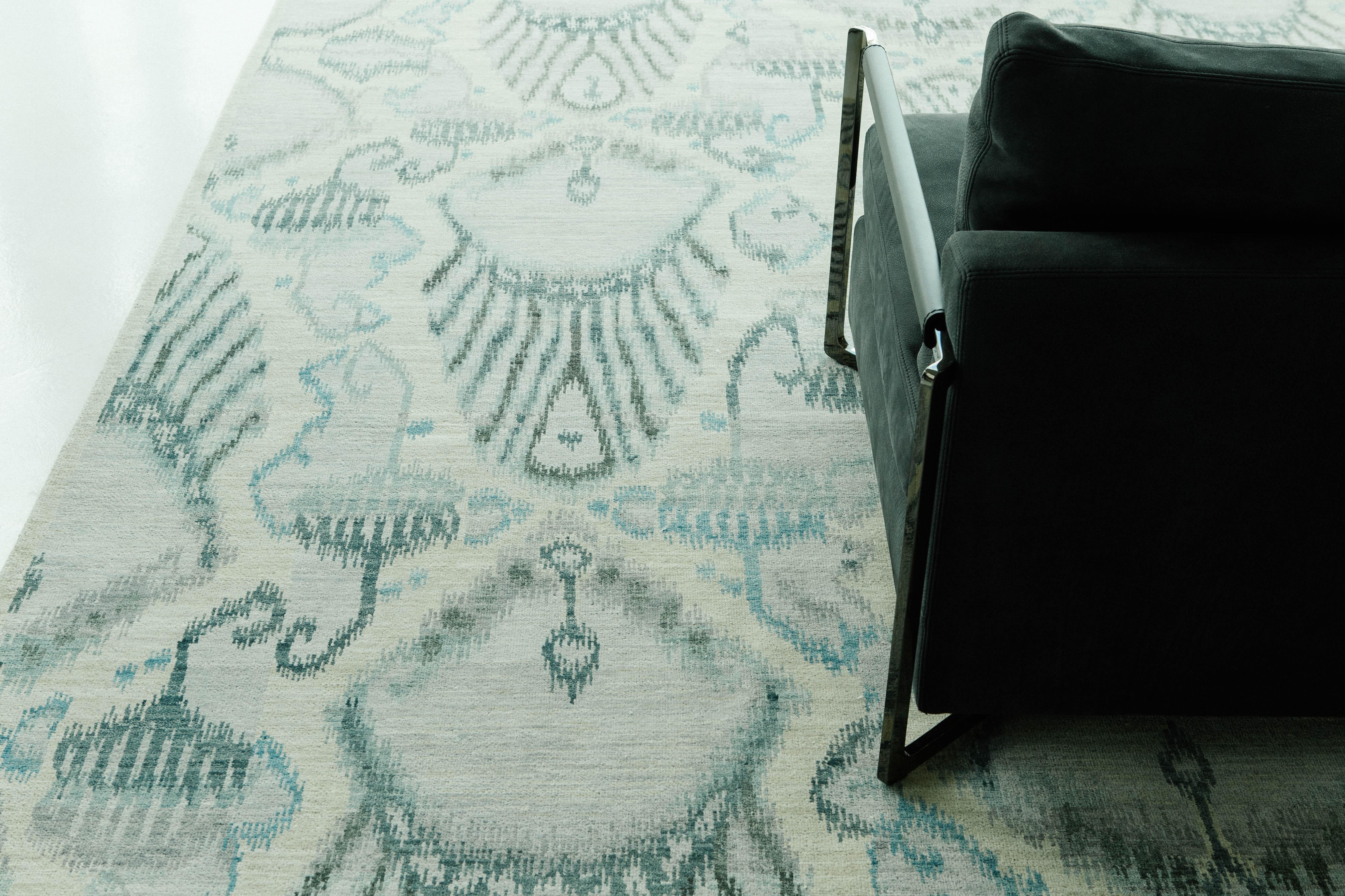 Teppich Camzol im Ikat-Design im Angebot 3