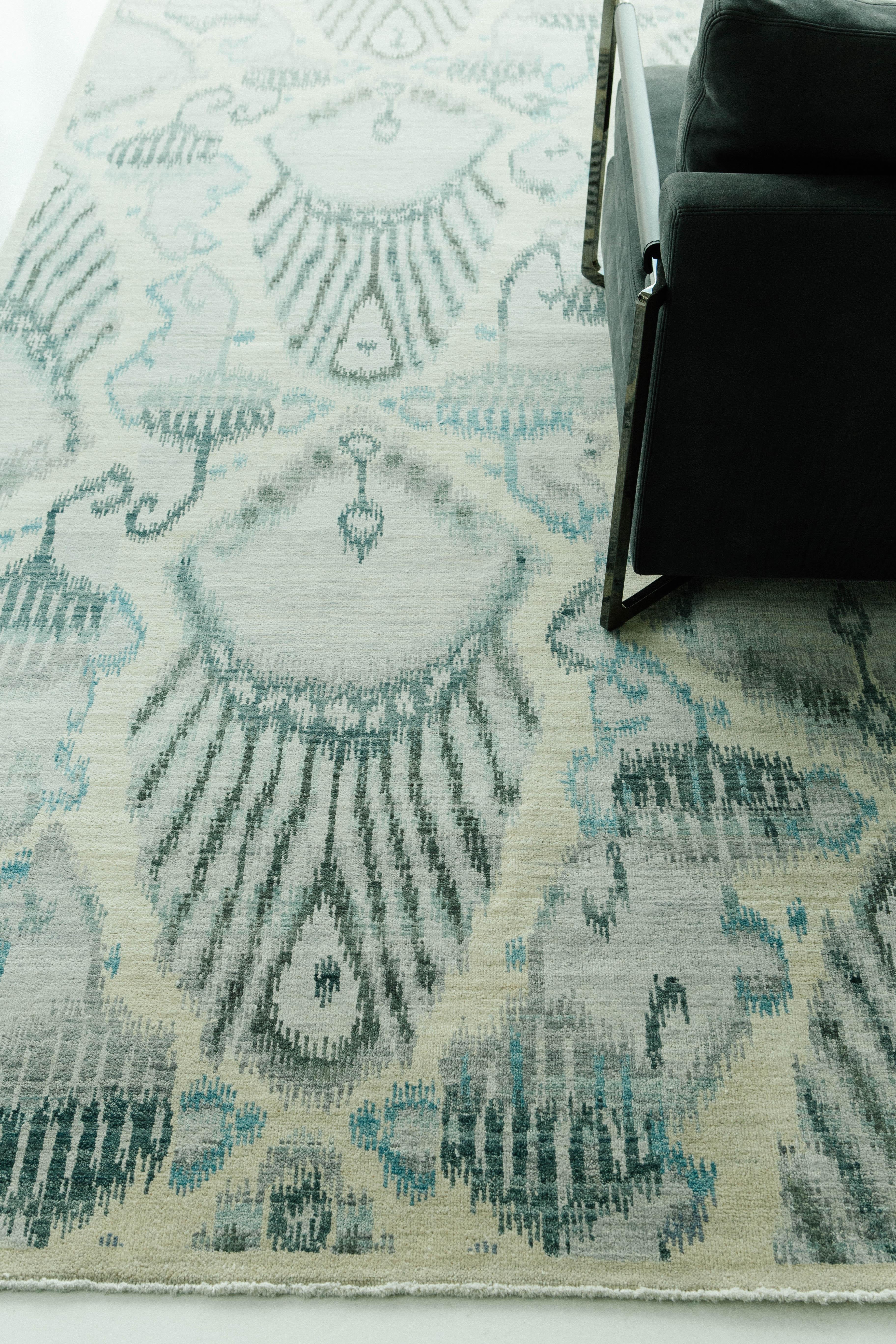 Teppich Camzol im Ikat-Design im Angebot 4