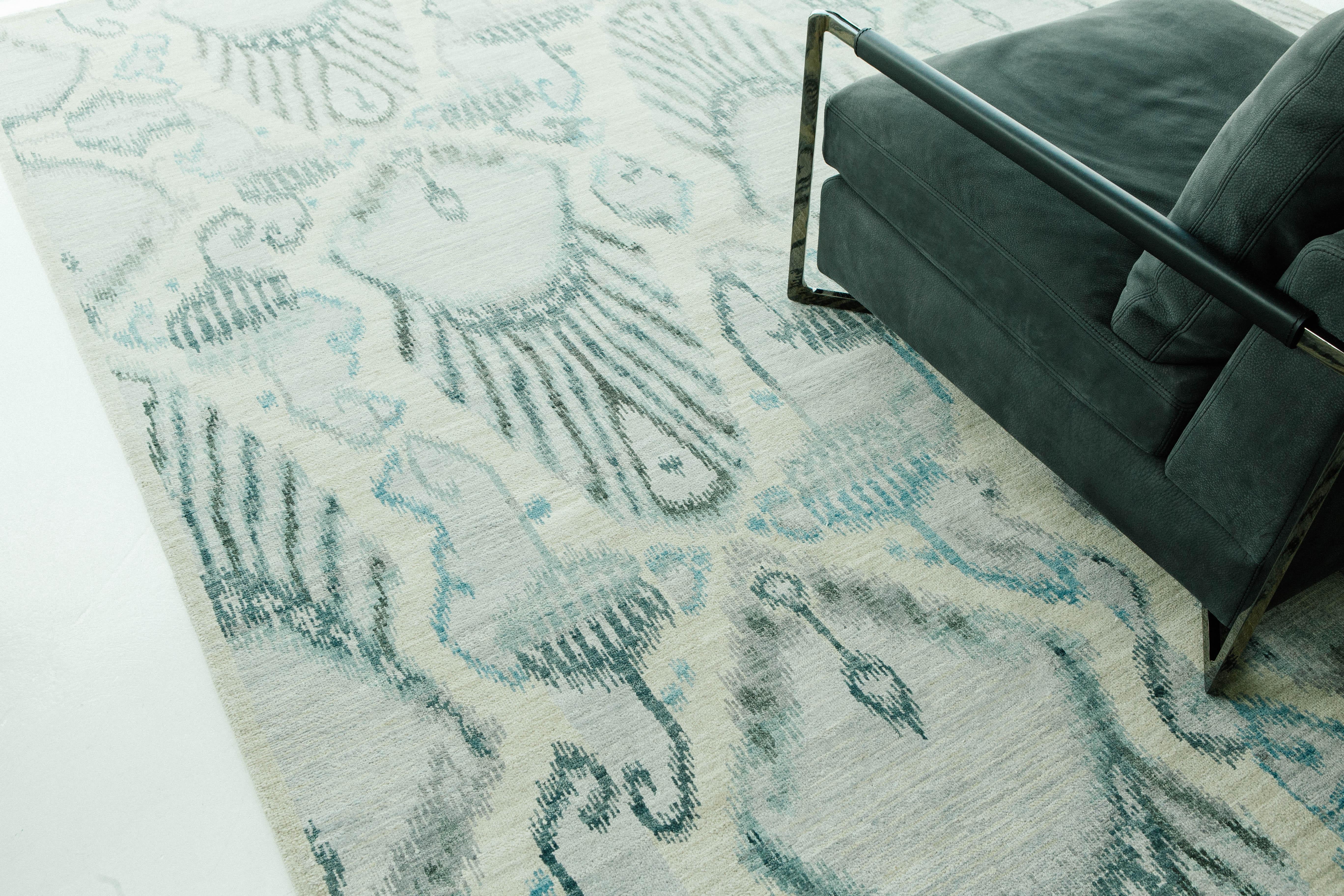 Teppich Camzol im Ikat-Design im Angebot 5