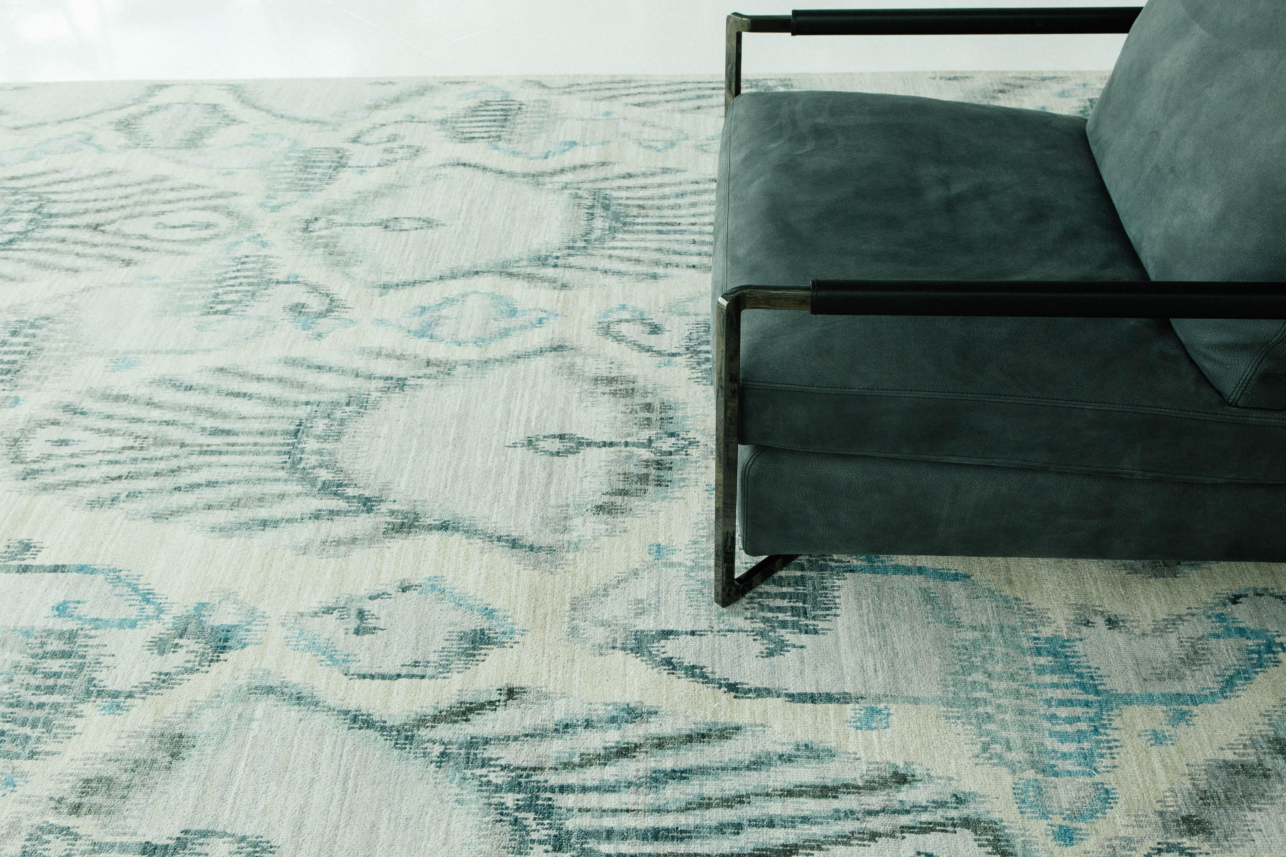 Teppich Camzol im Ikat-Design im Angebot 8