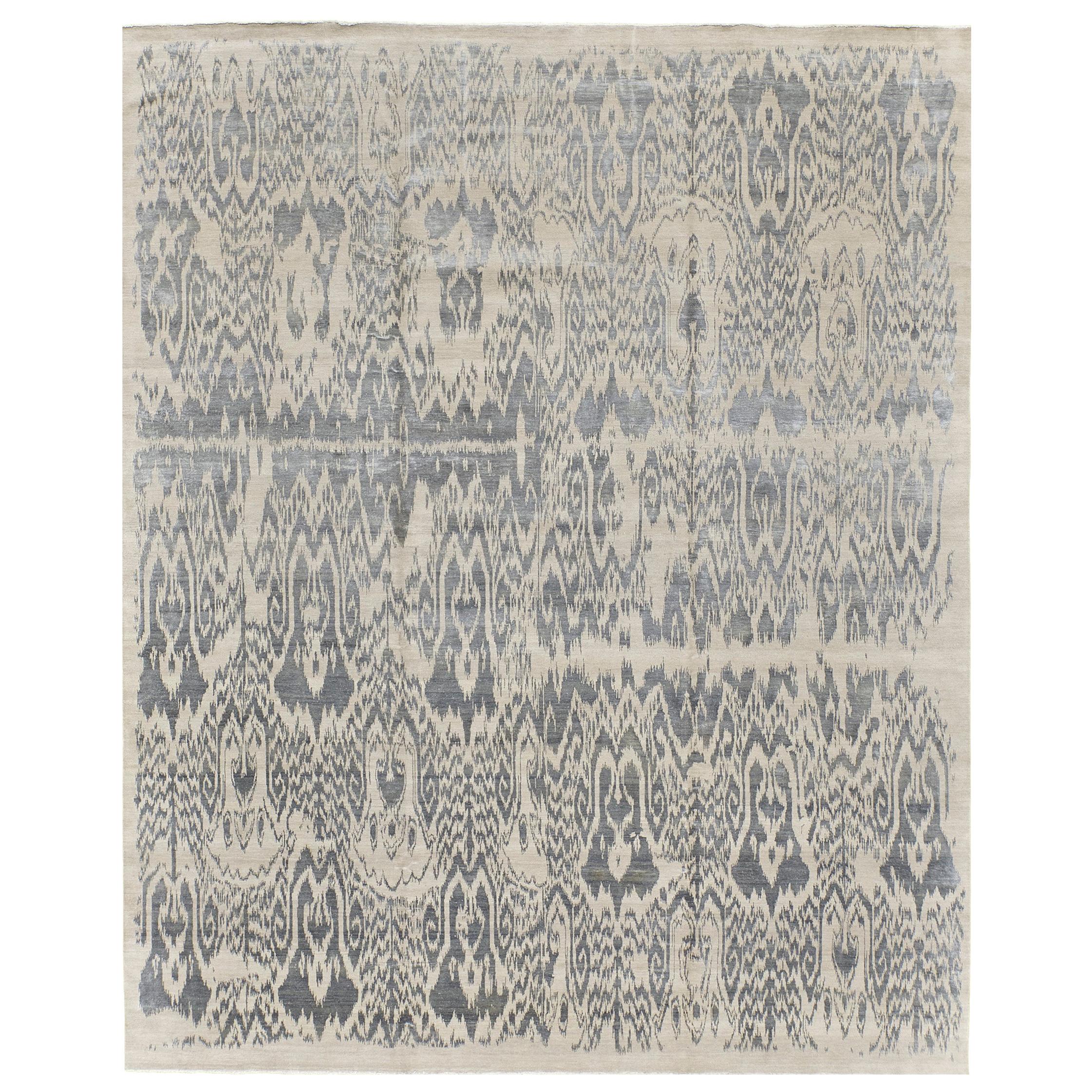 Ikat Design Rug Oshima For Sale