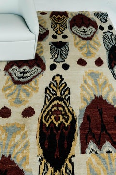 Ikat Design Rug Zatuni
