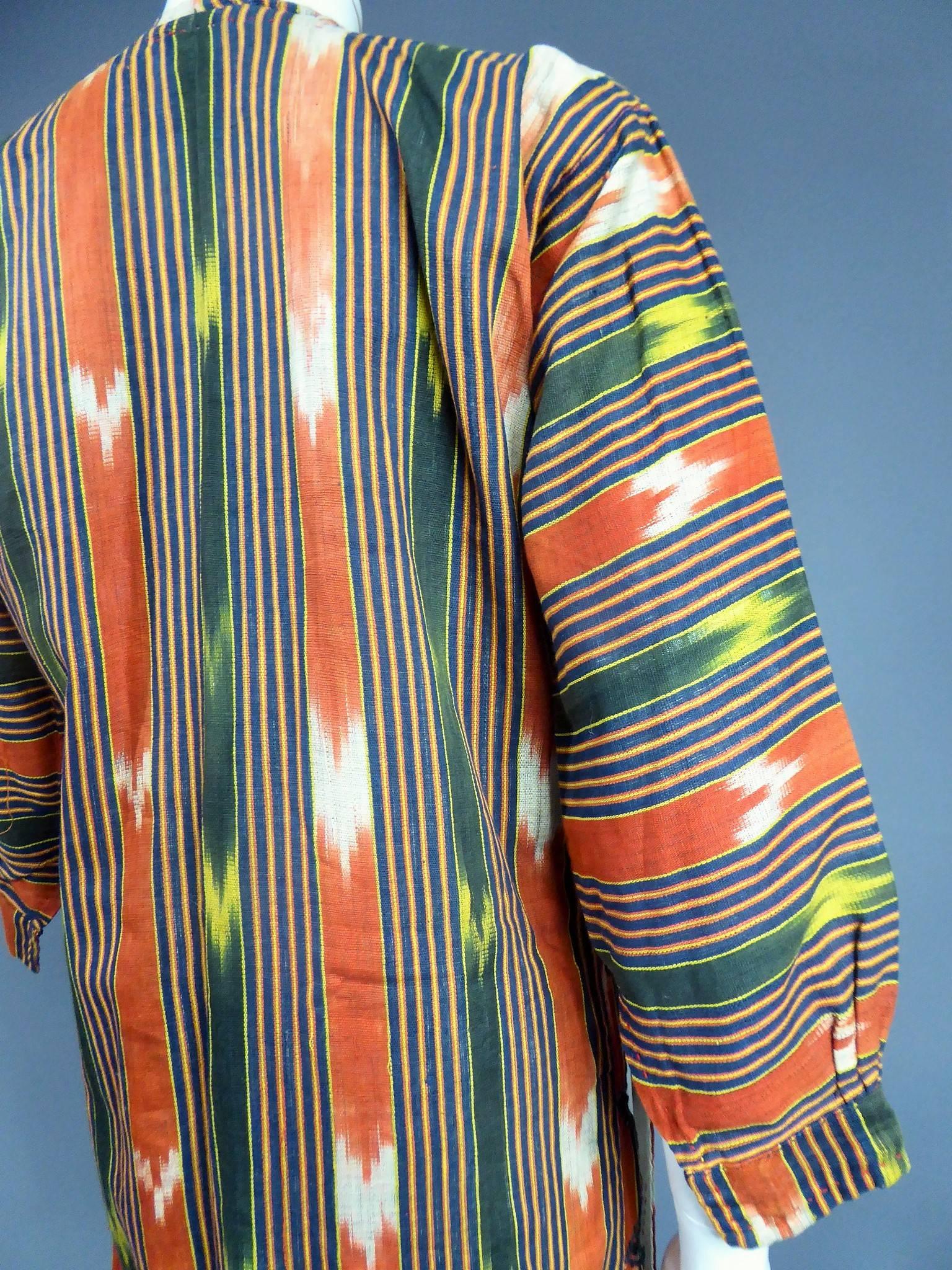 Ikat kaftan in cotton Ottoman Empire, Early 20th Century 2