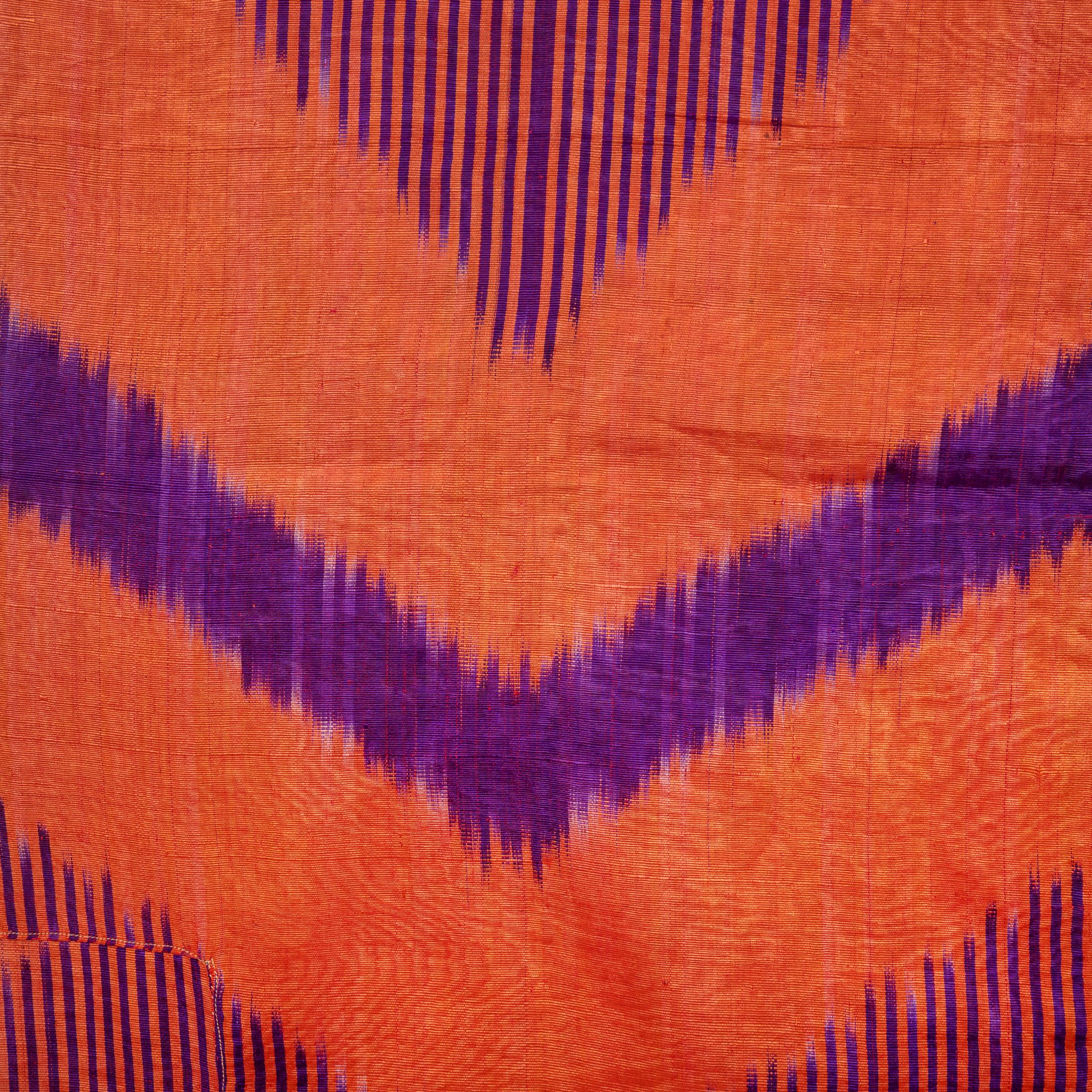 Ikat-Tafel, Usbekistan, frühes 20. Jahrhundert. im Zustand „Relativ gut“ im Angebot in Istanbul, TR