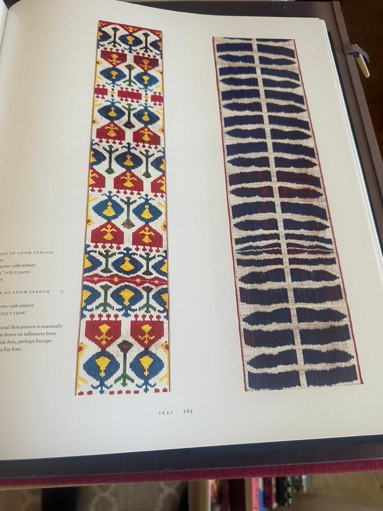 Late 20th Century Ikat, Silks of Central Asia, the Guido Goldman Collection, 1997 For Sale