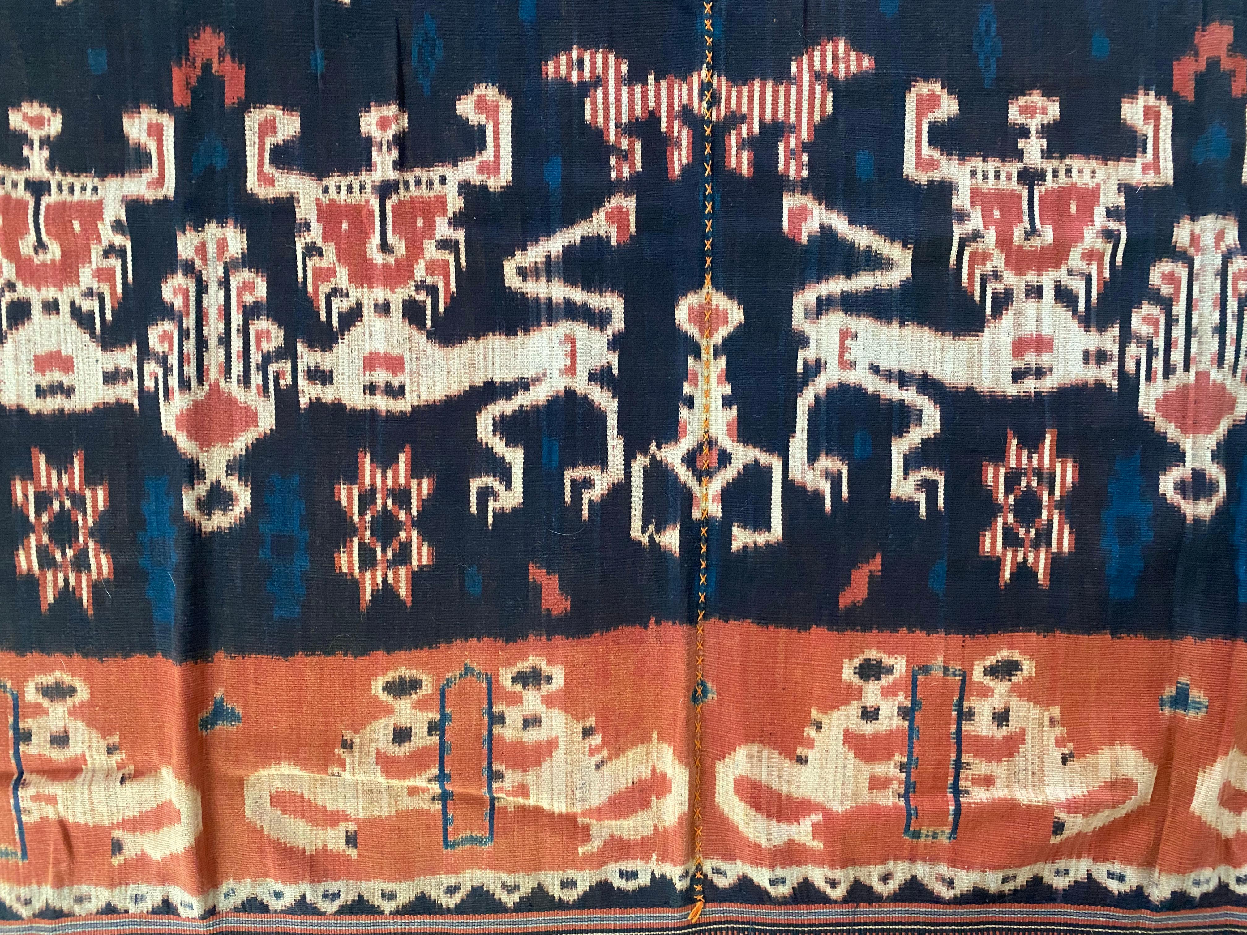 Ikat Textile from Sumba Island, Indonesia For Sale 1
