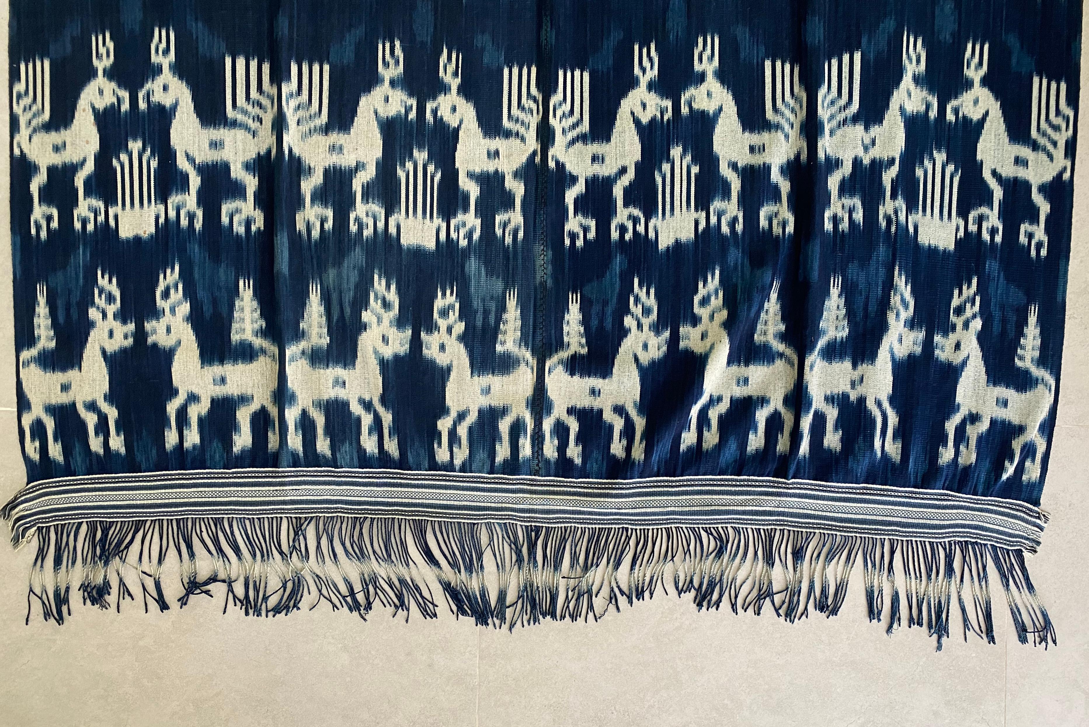 Indonesian Ikat Textile from Sumba Island, Indonesia