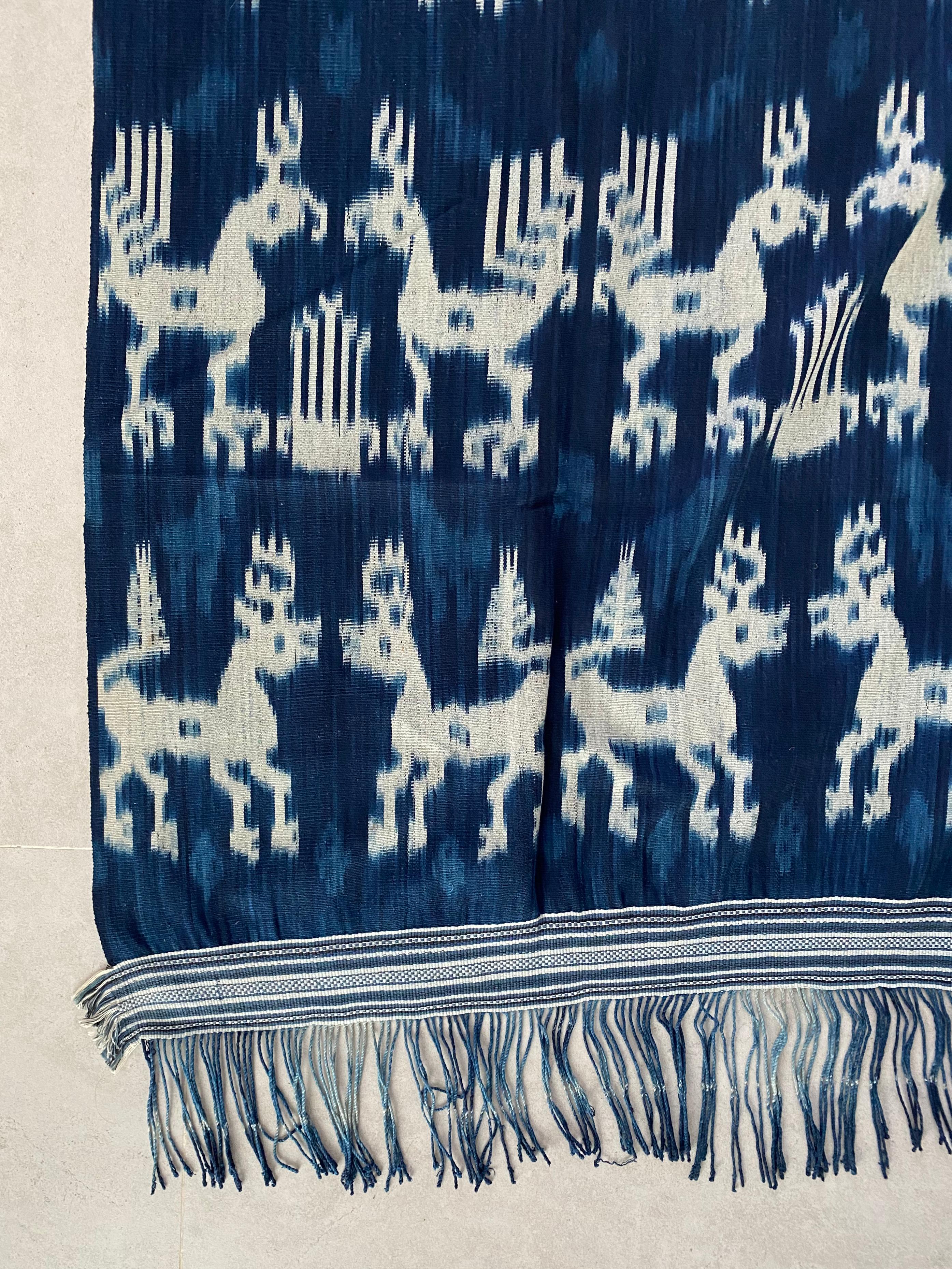 20th Century Ikat Textile from Sumba Island, Indonesia