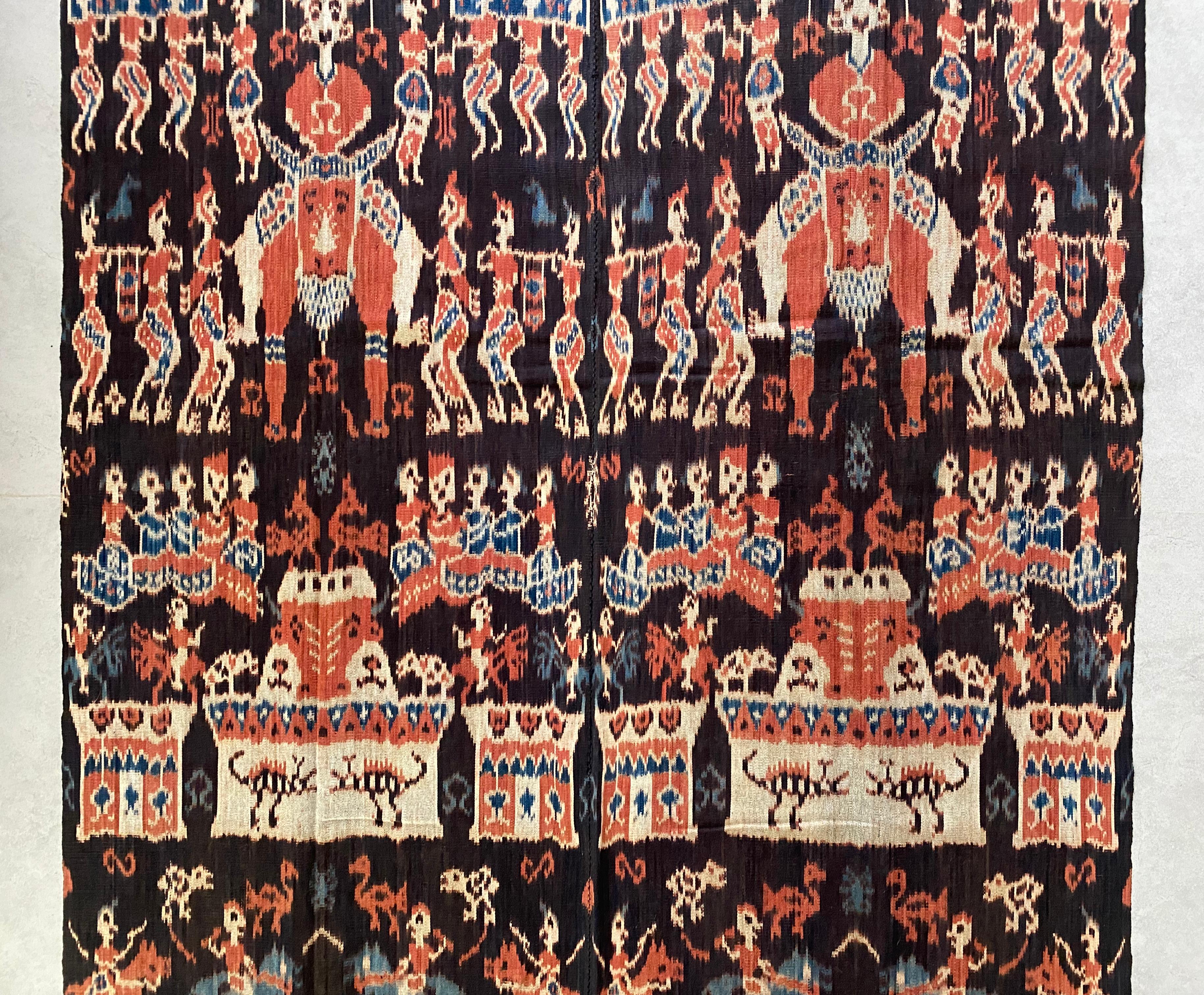 Ikat-Textil von der Sumba-Insel, Indonesien im Angebot 1
