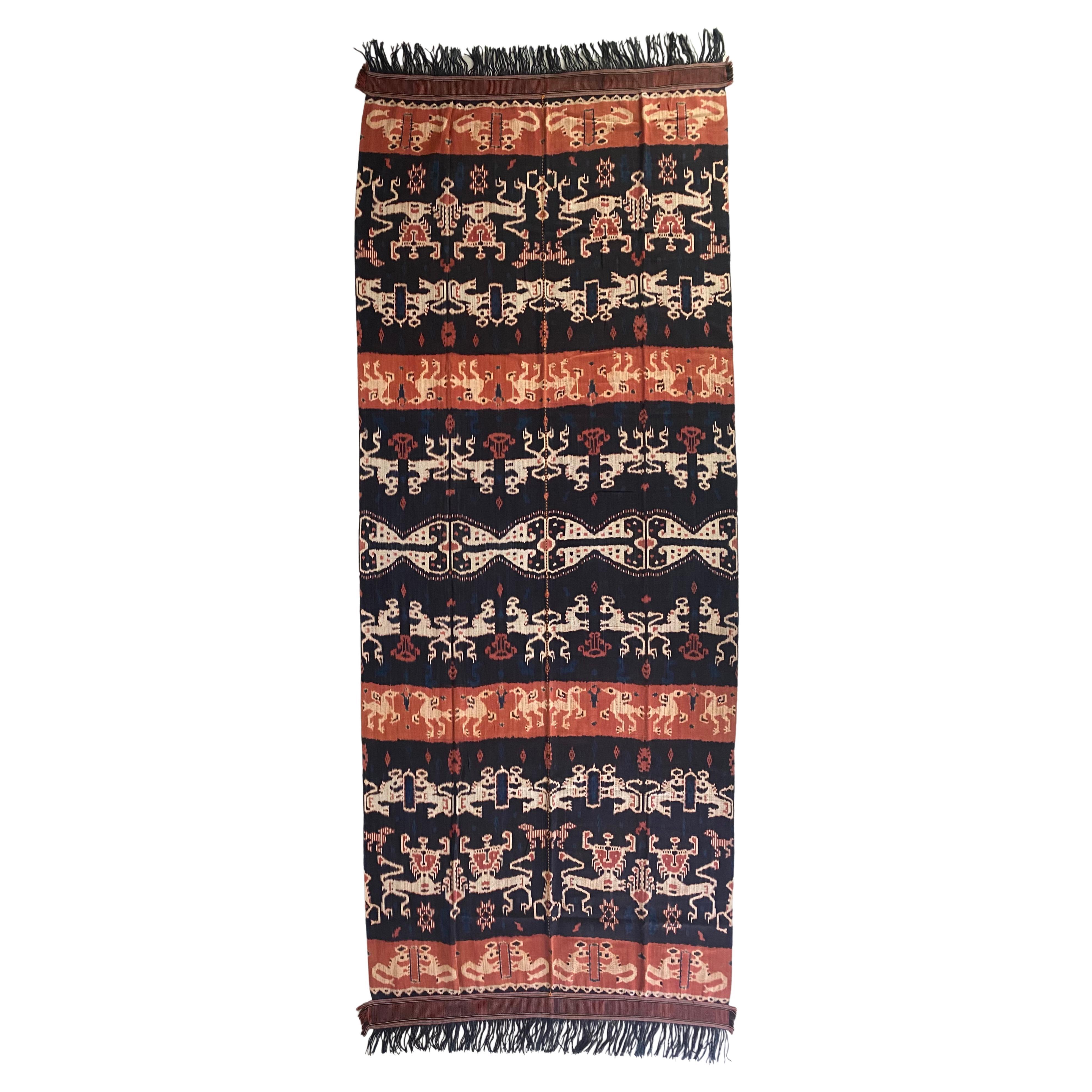 Ikat-Textil von der Sumba-Insel, Indonesien