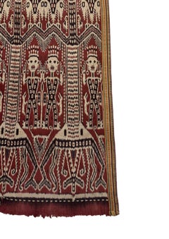 Textile Ikat de l'île de Sumba, motifs tribaux étonnants, Indonésie