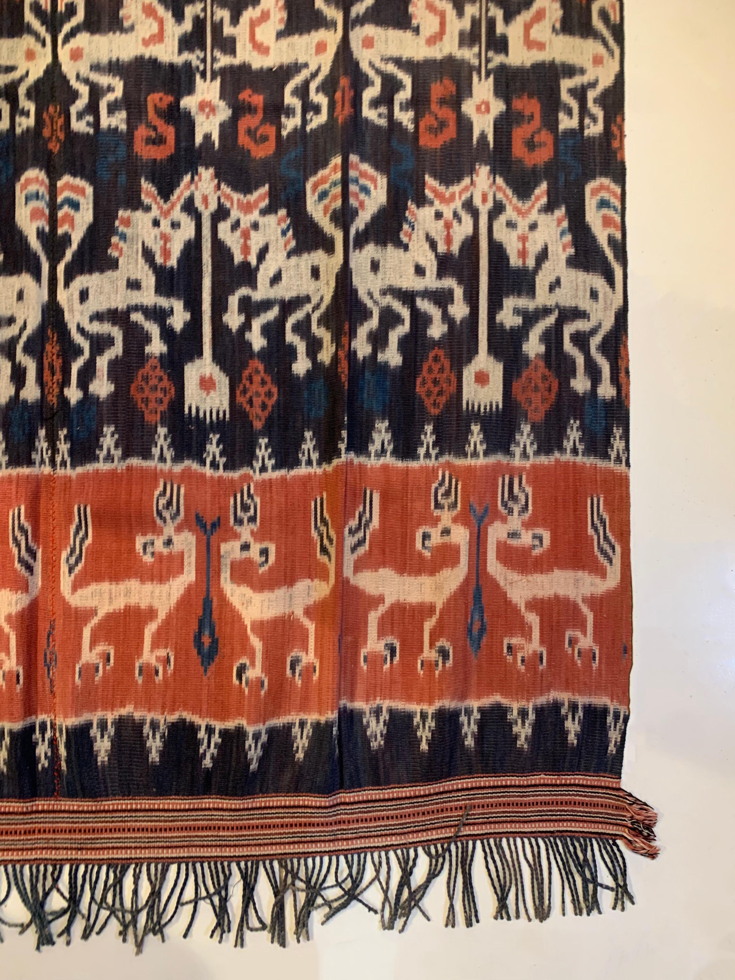 Other Ikat Textile from Sumba Island Stunning Tribal Motifs, Indonesia For Sale
