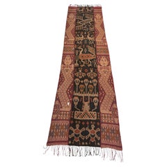 Vintage Ikat Textile from Sumba Island Stunning Tribal Motifs, Indonesia