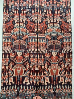 Ikat Textile from Sumba Island with Stunning Tribal Motifs, Indonesia
