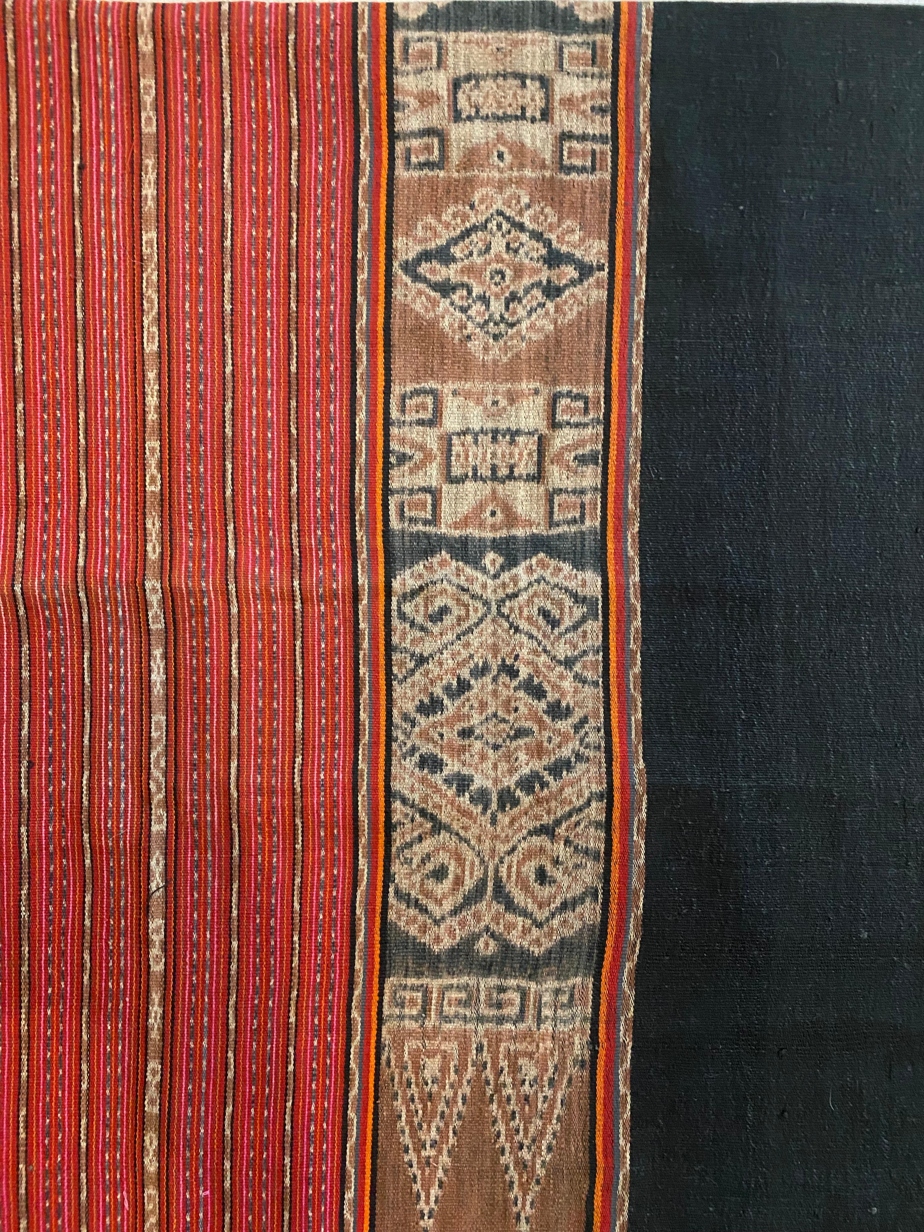 Other Ikat Textile from Timor Island with Stunning Naturally Coloured Dye, Indonesia