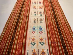Ikat Textile from Timor Stunning Tribal Motifs & Colors, Indonesia c. 1950