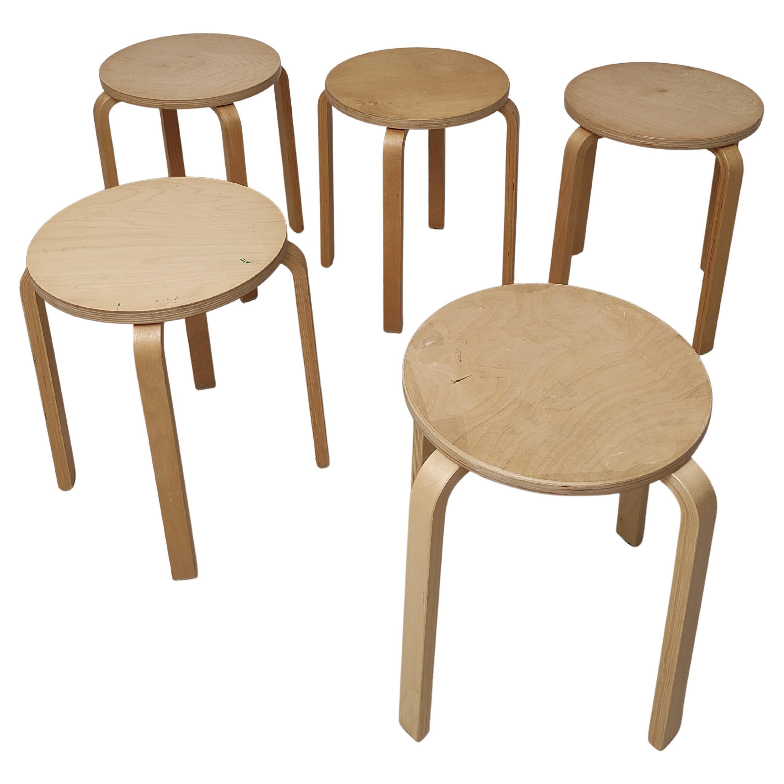 Ikea Alvar Aalto stools  For Sale
