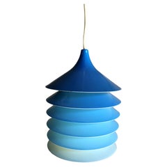 IKEA - Lampe suspendue Duett - Bleu - Bent Gantzel Boysen - 1980