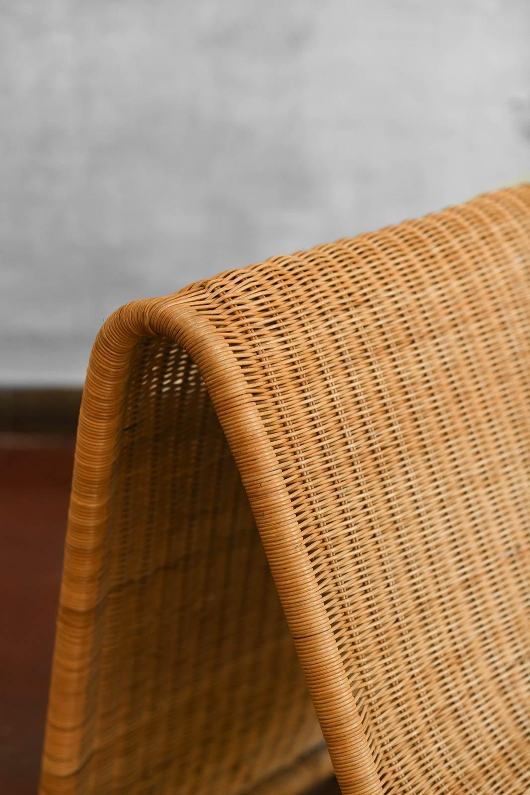 Fine XX secolo Sedia da salotto in rattan modello Ikea Hestra, 1982. Ispirato al Design/One di Tito Agnoli in vendita