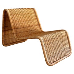 IKEA – Hestra – Rattan Easy Chair After P3 Tito Agnoli – 1982