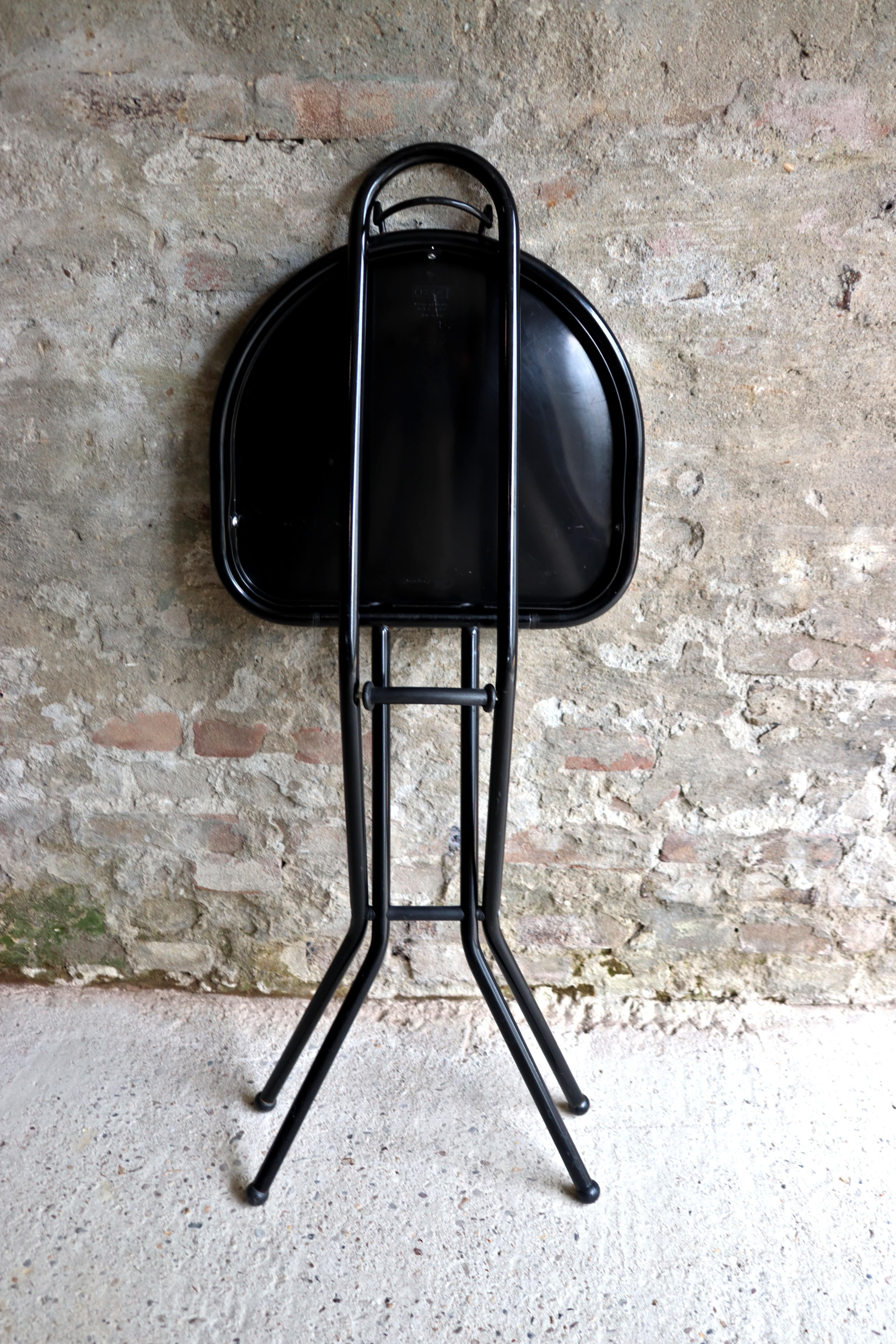 IKEA – Isak – Folding Chair – Black – Niels Gammelgaard – 1989 For Sale 8