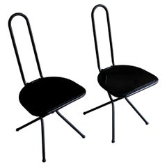 IKEA – Isak – Folding Chair – Black – Niels Gammelgaard – 1989