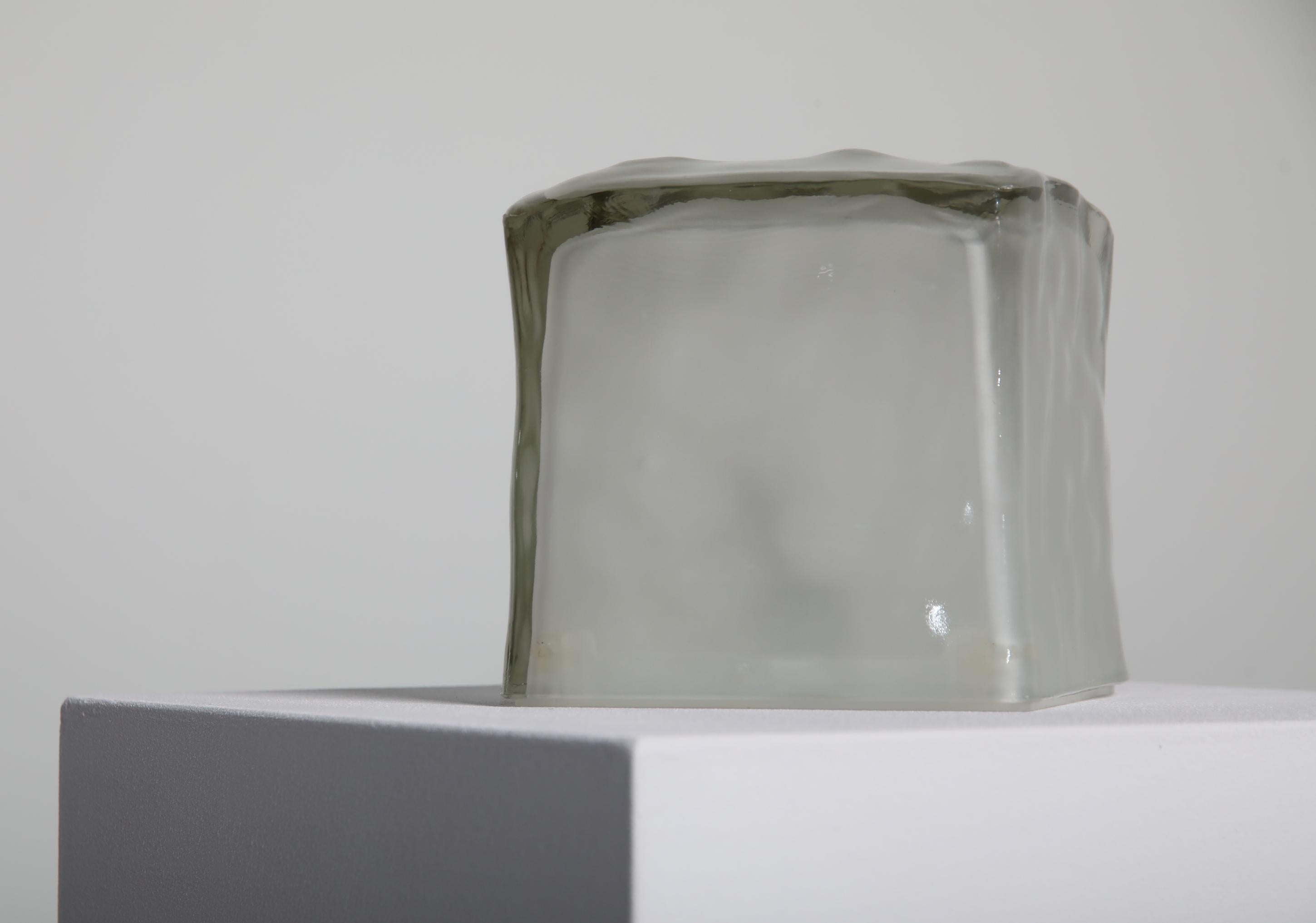 IKEA “Iviken” Ice Cube Table Lamp, 1990s, Scandinavian Design In Good Condition For Sale In Stockholm, SE