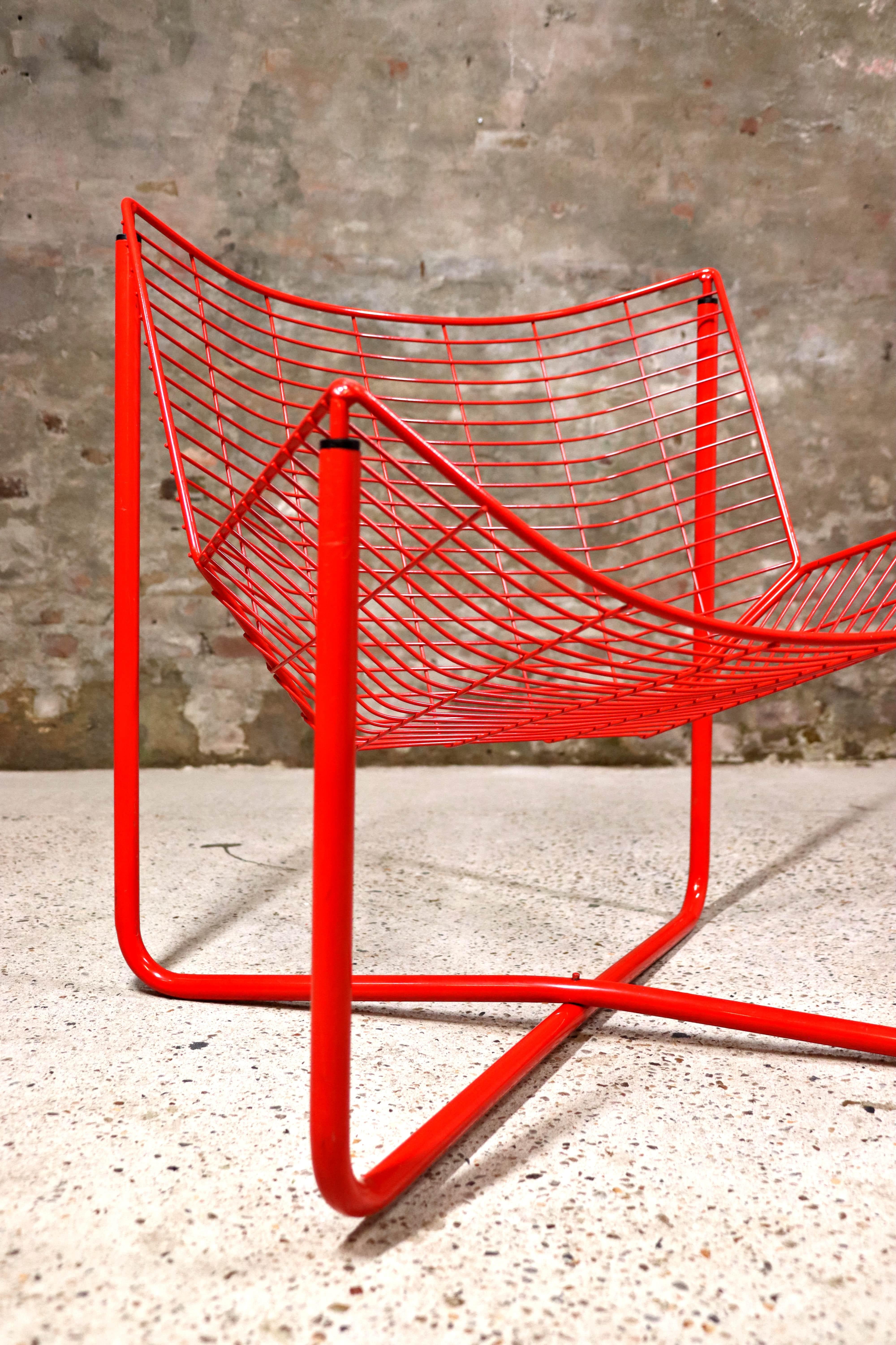 IKEA - Jarpen - Sillas y mesa de salón rojas - Niels Gammelgaard - 1983 en venta 7