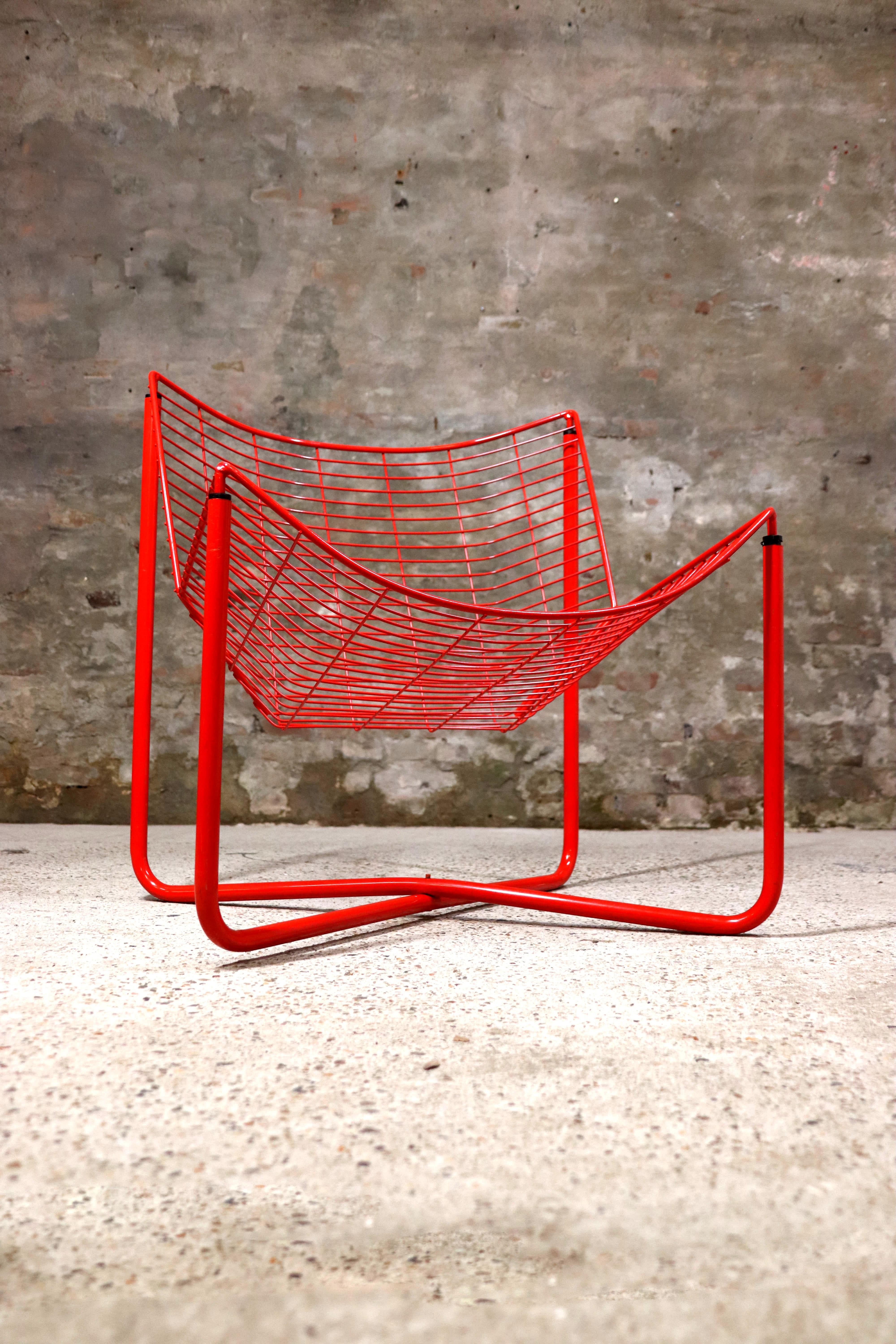IKEA - Jarpen - Sillas y mesa de salón rojas - Niels Gammelgaard - 1983 Europeo en venta