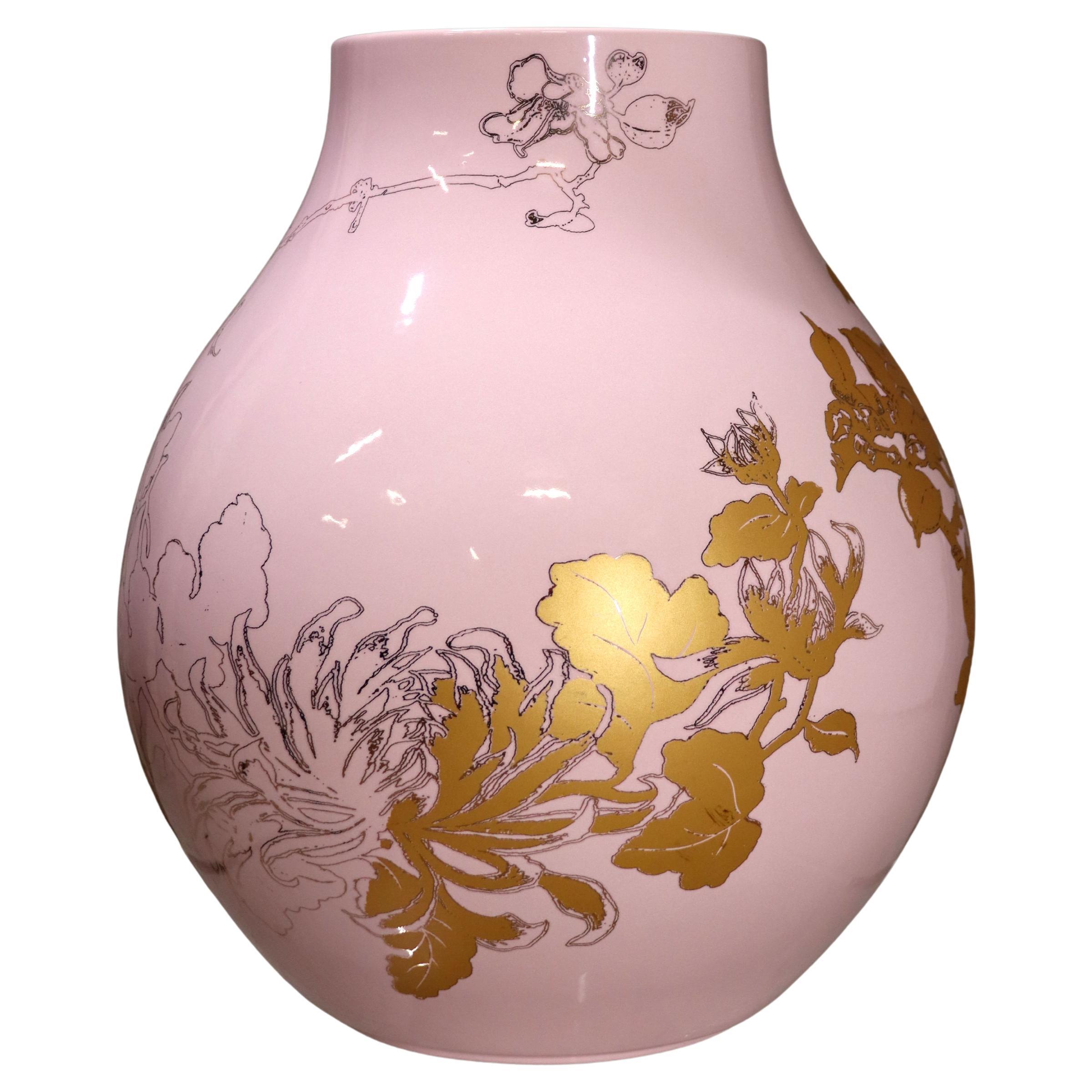 IKEA – Jonsberg – Vase – Pink / Gold – Hella Jongerius – PS 2005