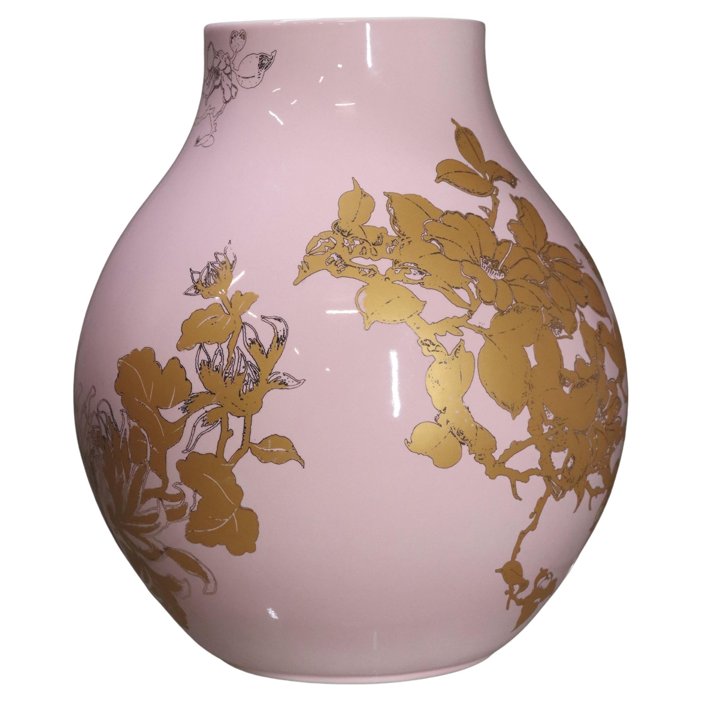 IKEA – Jonsberg – Vase – Pink / Gold – Hella Jongerius – PS 2005