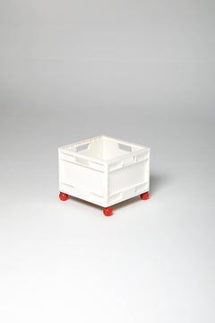 IKEA MÄRD Rolling Storage Box, 1990s, White.