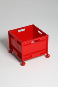 IKEA "Märd" Rollende Aufbewahrungsbox, Kunststoff, 1990er Jahre