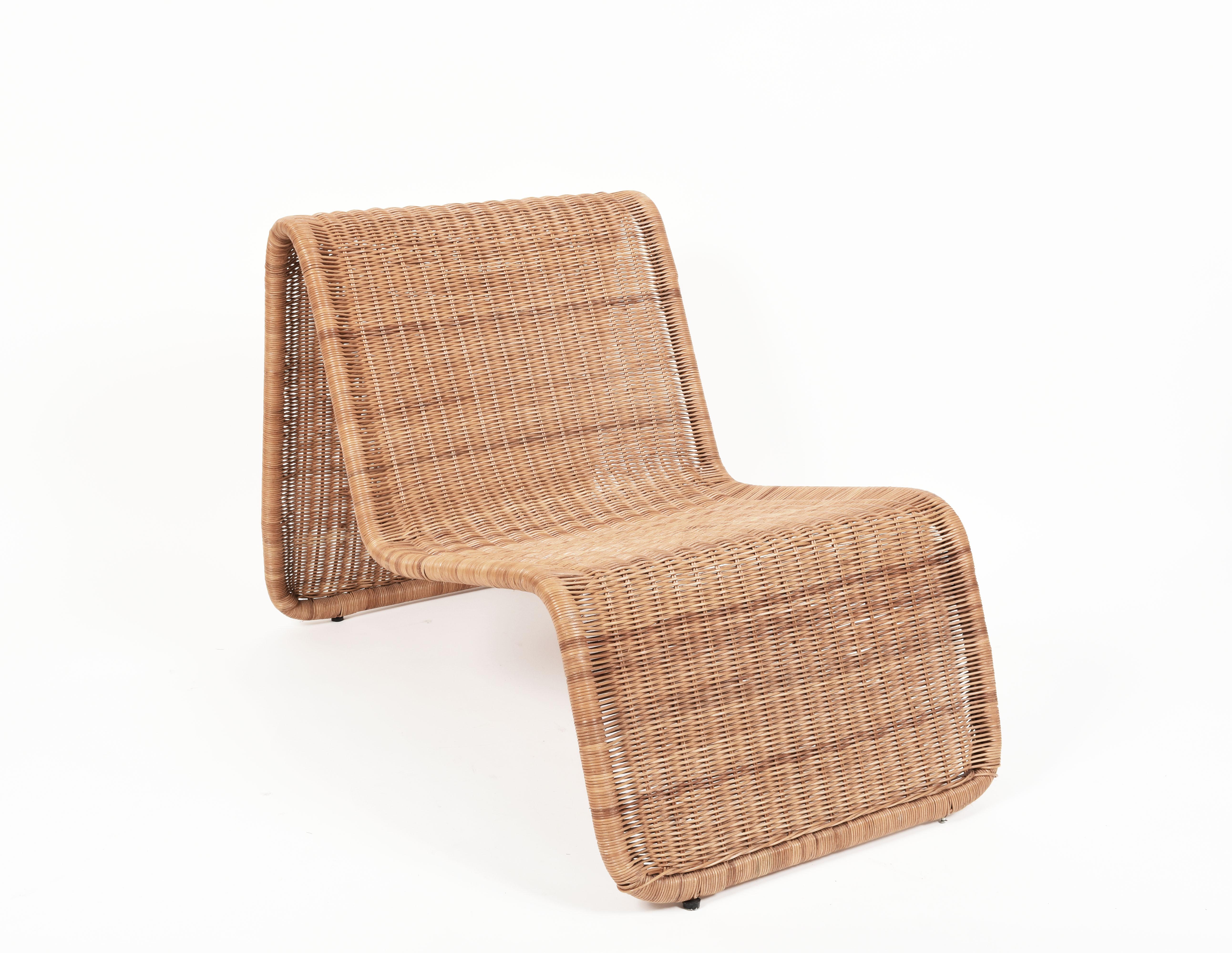 Metal Ikea Midcentury Vintage Rattan Swedish Armchair, 1960s