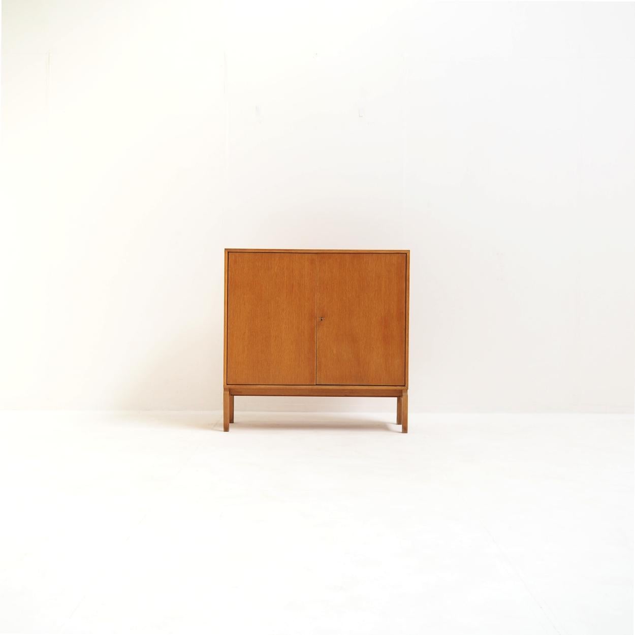 Beautiful IKEA cabinet that was designed as a wedding gift for Ingvar Kamprad, the founder of IKEA.

The cabinet is made of natural oak veneer with all edges in full oak, which limits the damage. The cabinet has acquired a beautiful warm colour over